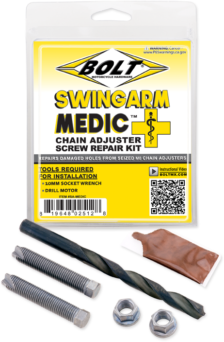 SWINGARM MEDIC CHAIN ADJUSTER REPAIR KIT
