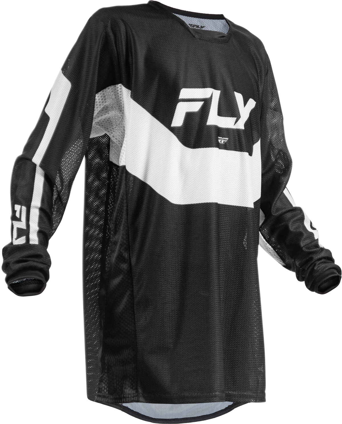 YTH KINETIC MESH JERSEY BLACK/WHITE YM