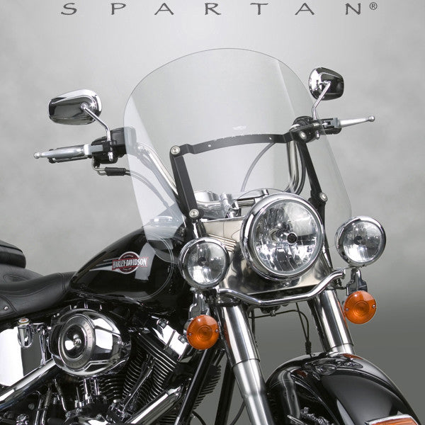 SPARTAN WINDSHIELD 17" CLEAR QUICK RELEASE