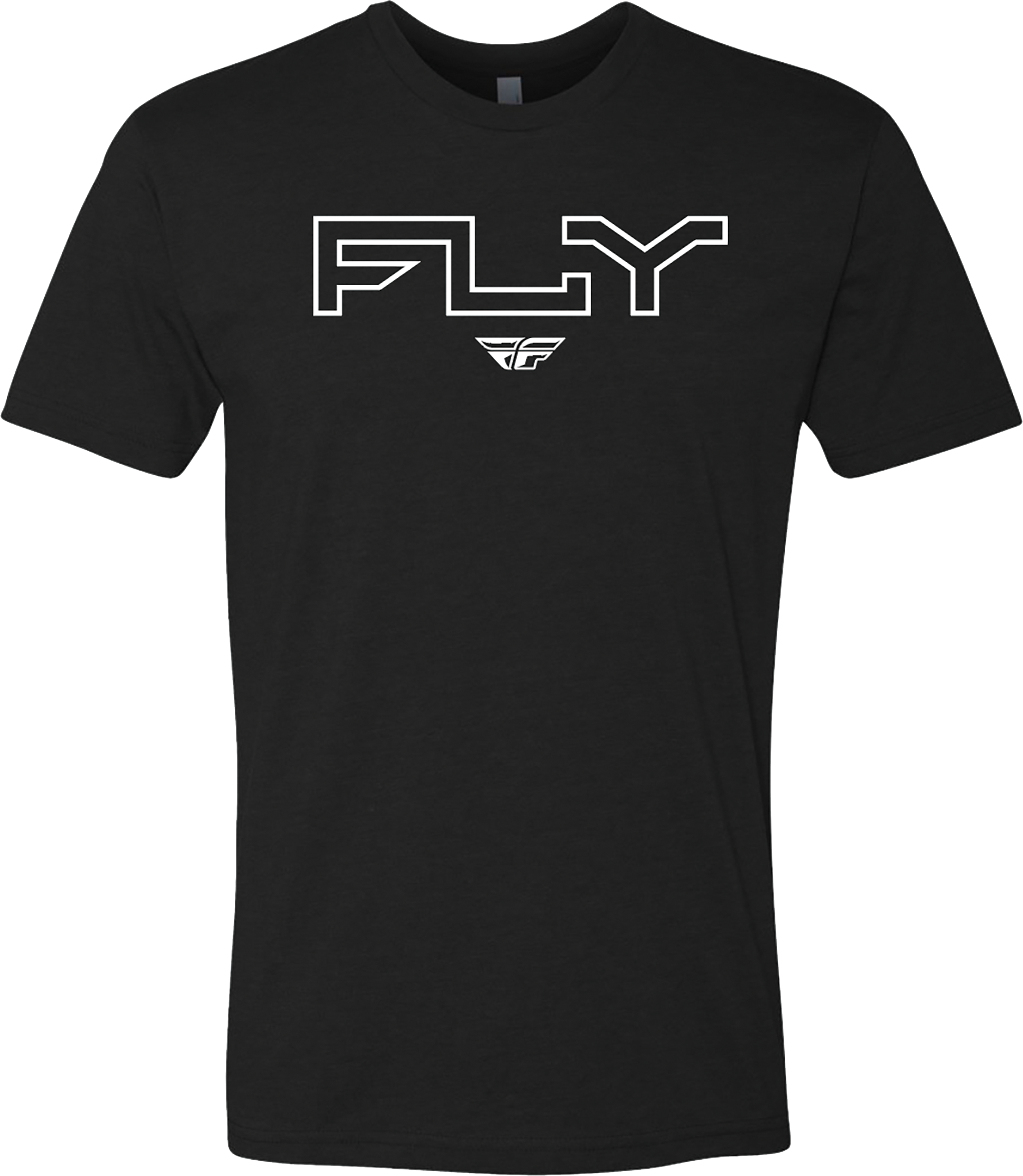 FLY EDGE TEE BLACK LG
