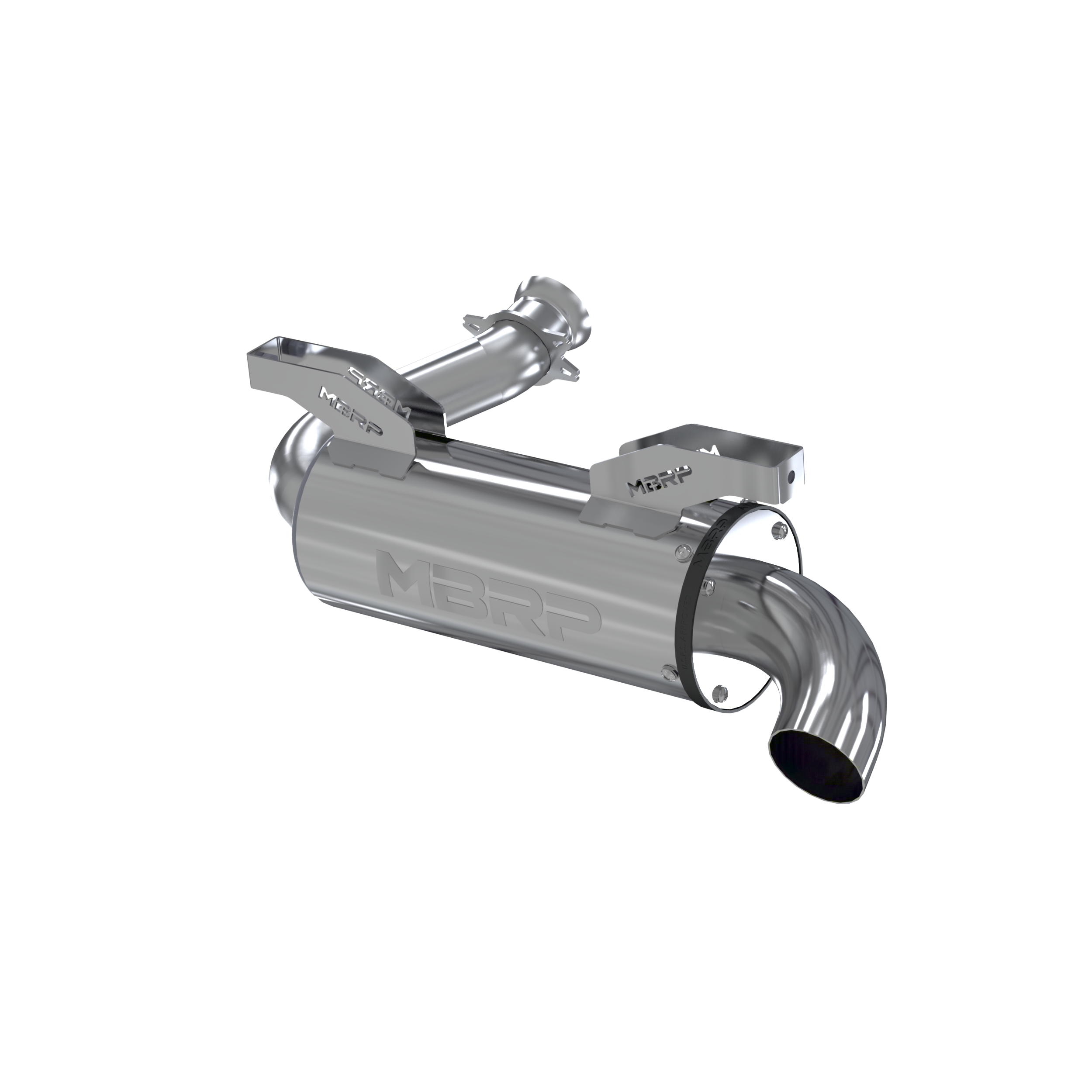 SINGLE SLIP-ON SYSTEM W/ 5" PERFORMANCE MUFFLER CHROME