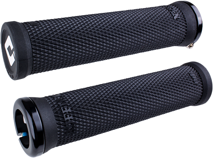 RUFFIAN V2.1 GRIPS 135MM BLK/BLK STNLS STEEL SCREWS