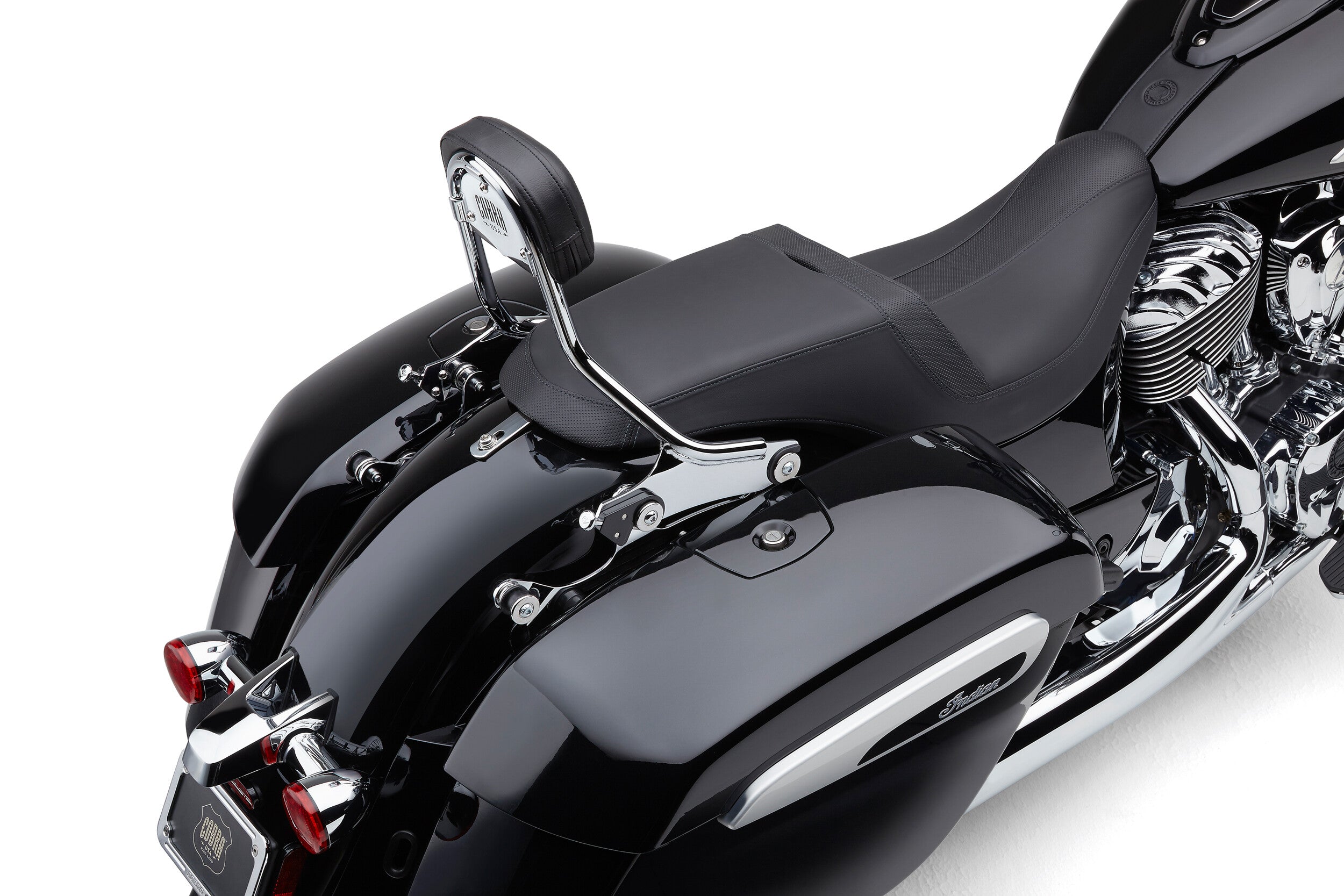 DETACH BACKREST-SHORT CHROME CHIEFTAIN 14-25