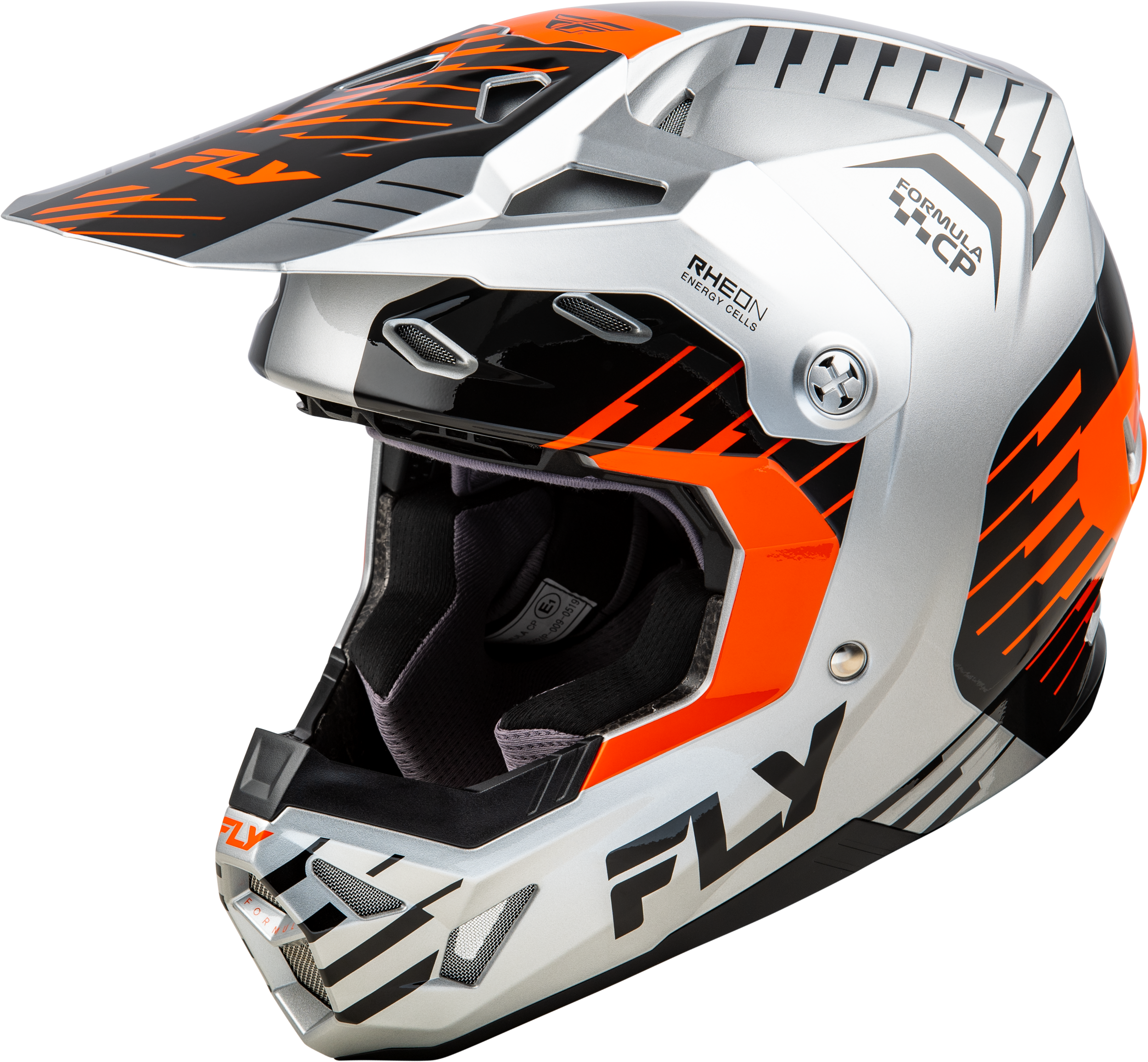 FORMULA CP SLICE HELMET GREY/ORANGE/BLACK LG