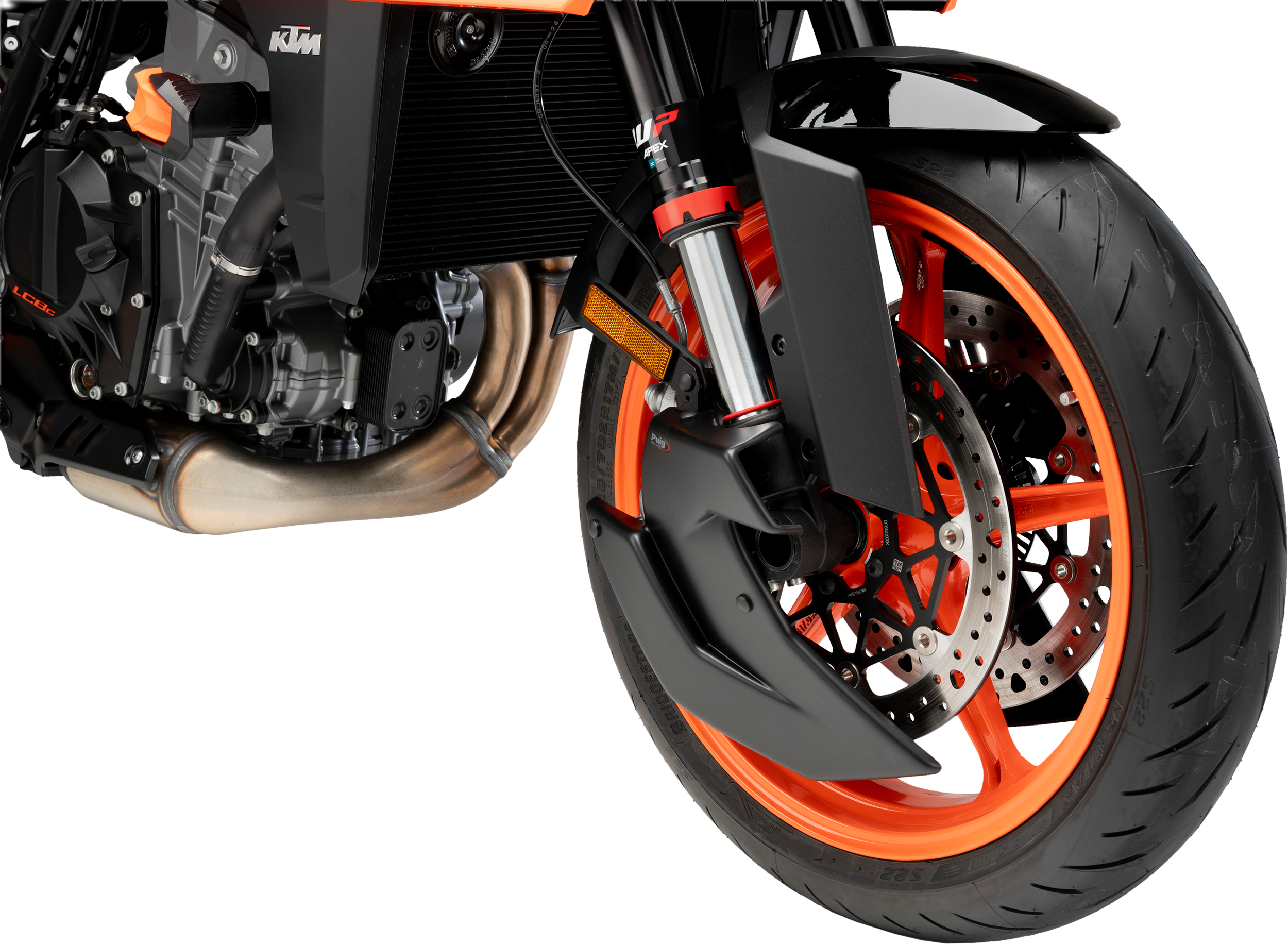 BRAKE COOLER MATTE BLACK KTM