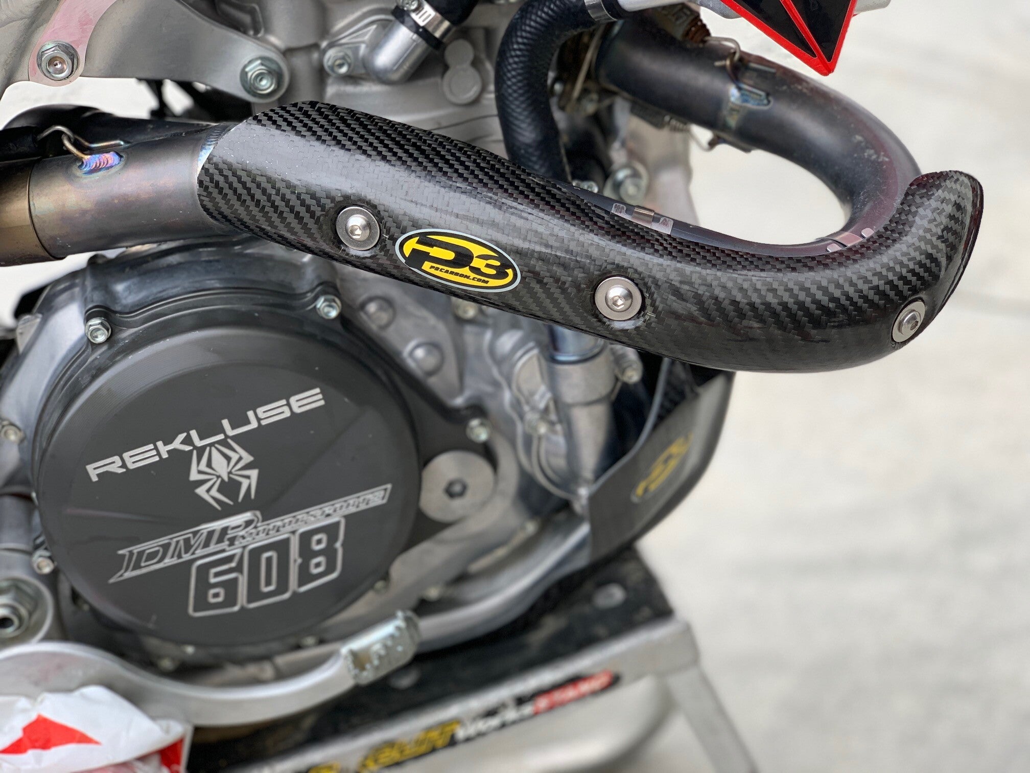 Carbon Fiber Header Heat Shield