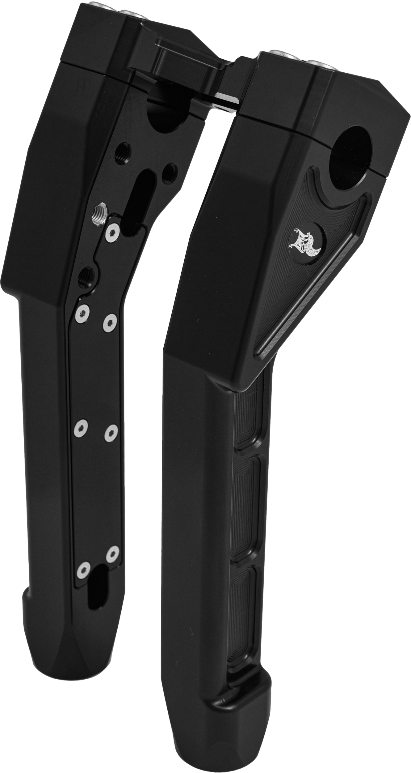 NL 1-1/8" X-RISER 10" PULL BACK BLACK