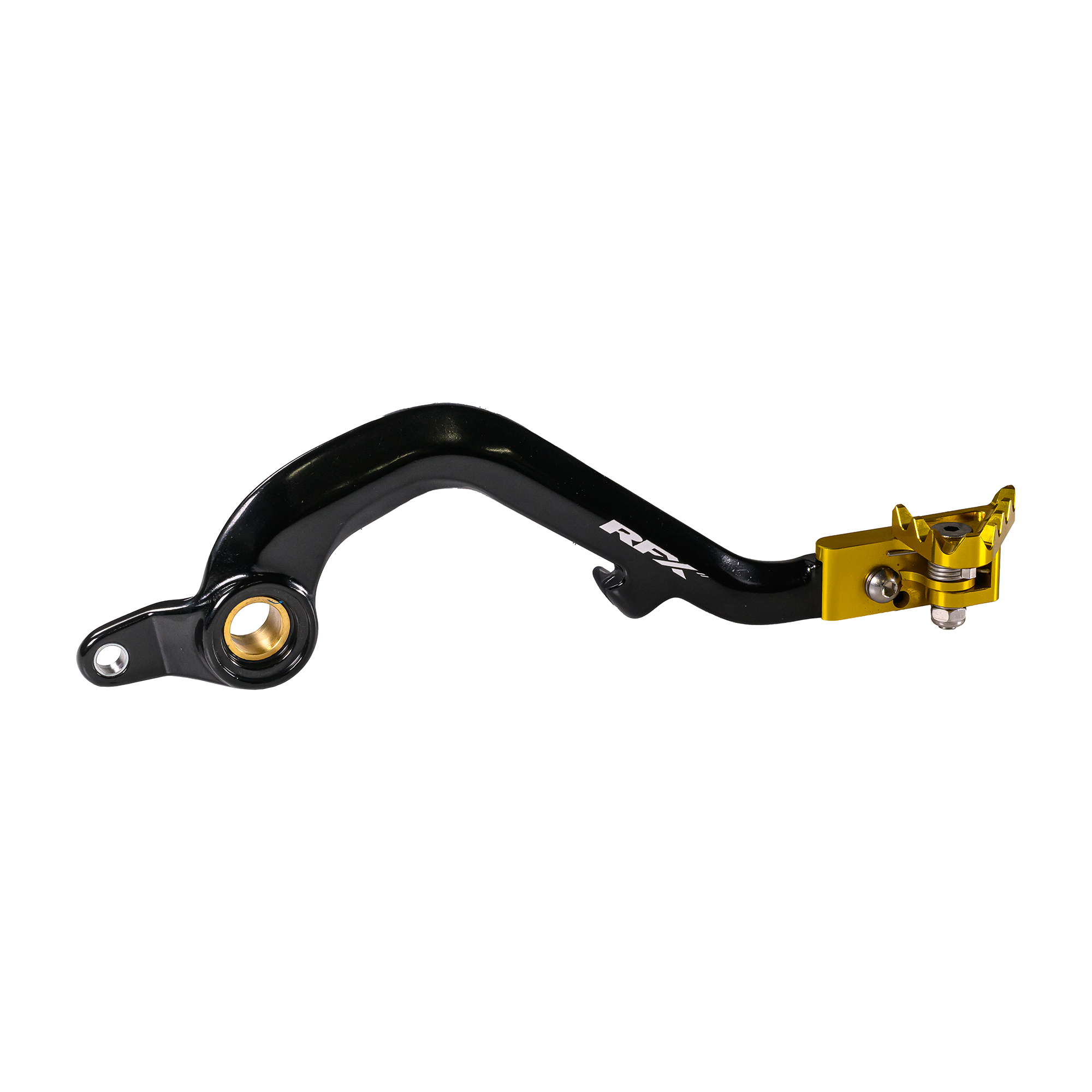 REAR BRAKE PEDAL YELLOW FOLDING-TIP SUZ