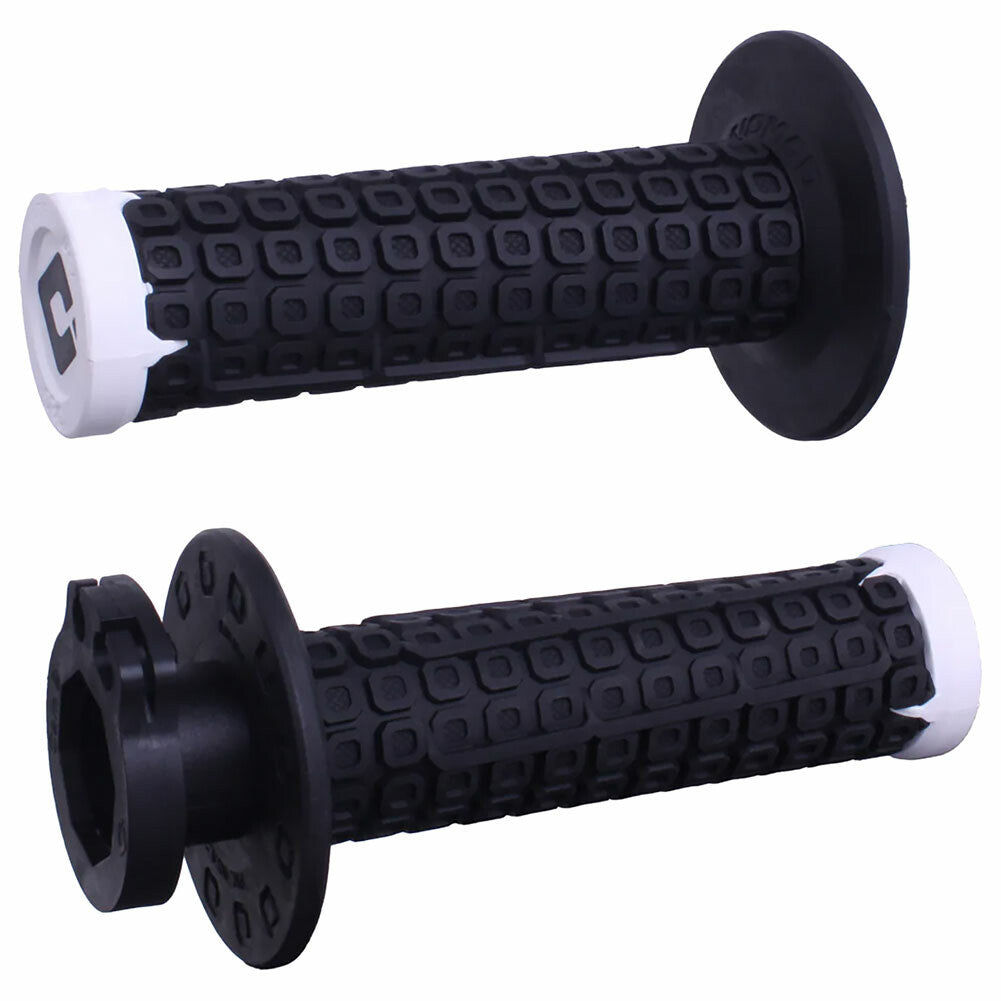 NOMAD LOCK-ON OFF-ROAD GRIP W/D30 BLACK/WHITE/SILVER
