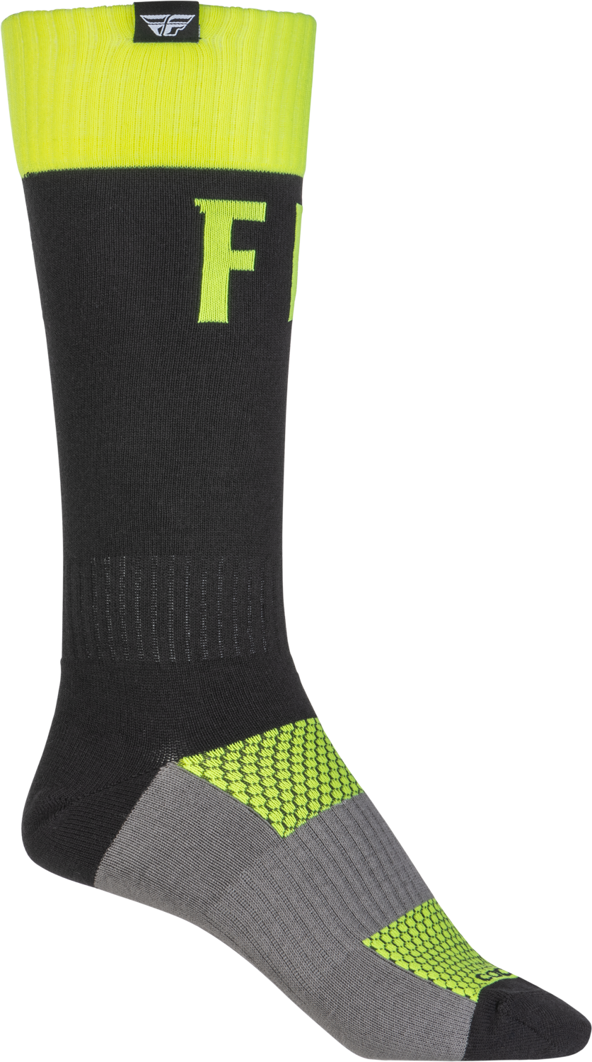 MX PRO SOCKS HI-VIS/BLACK LG/XL