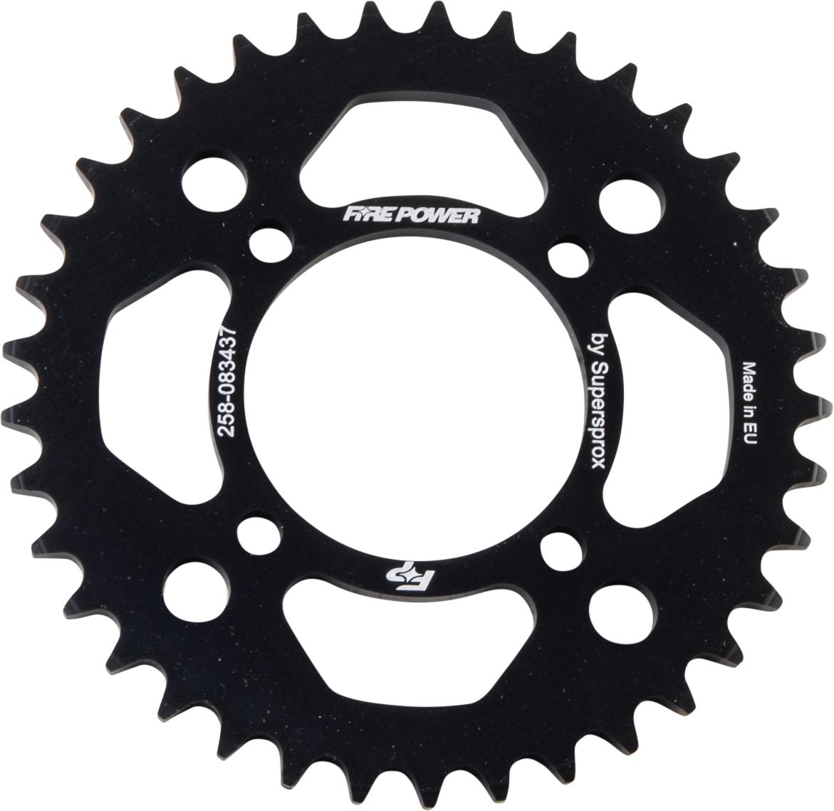 REAR SPROCKET ALUMINUM 37T BLK