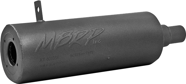 SINGLE SLIP-ON SYSTEM W/ 4.25" SPORT MUFFLER BLK