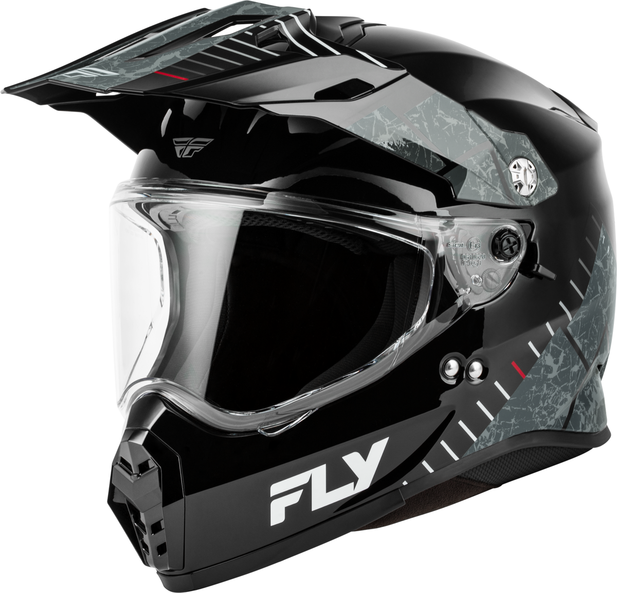 FLY TREKKER GRANITE HELMET BLACK/GREY MD