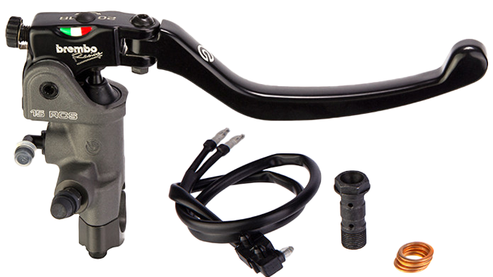 RSC FRONT BRAKE MASTER SINGLE DISC FOR 1" BARS