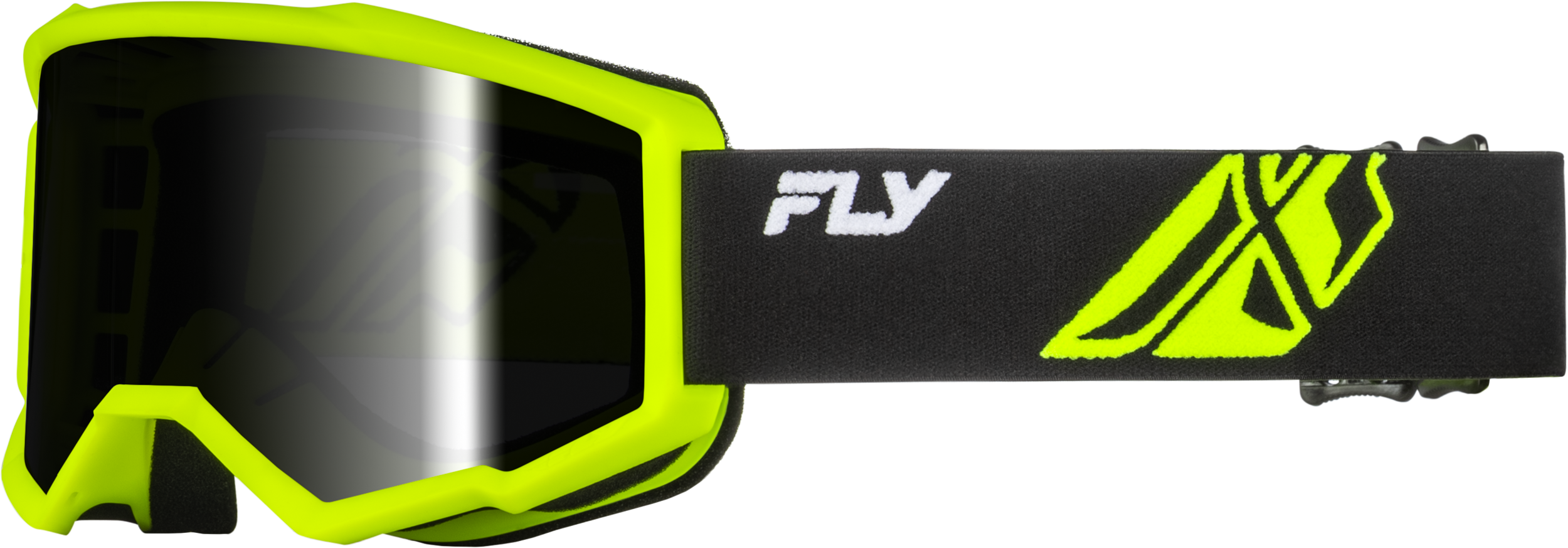 FOCUS GOGGLE BLACK/HI-VIS W/DARK SMOKE HYDROPHOC LENS
