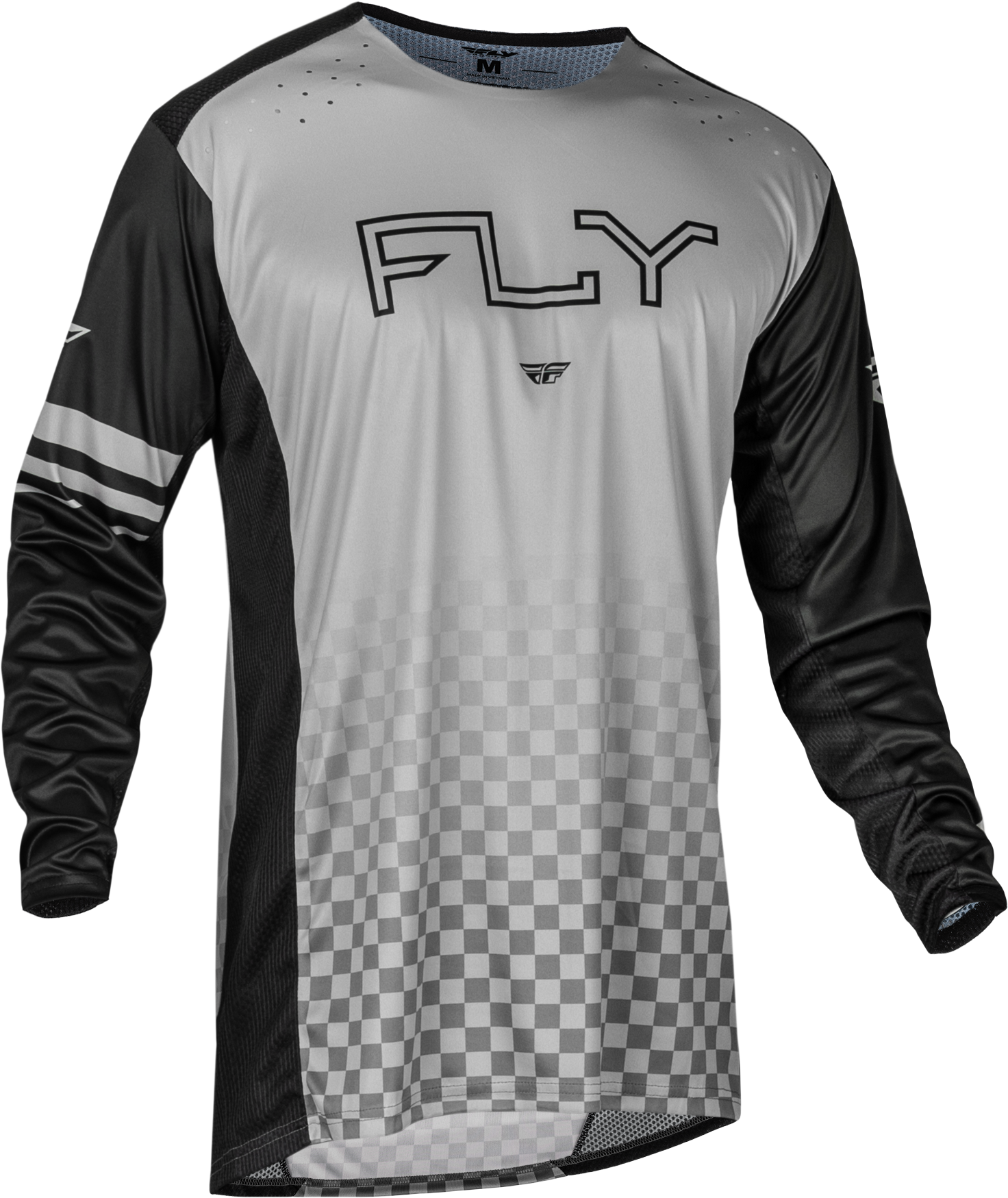 YOUTH RAYCE BICYCLE JERSEY BLACK/GREY YL