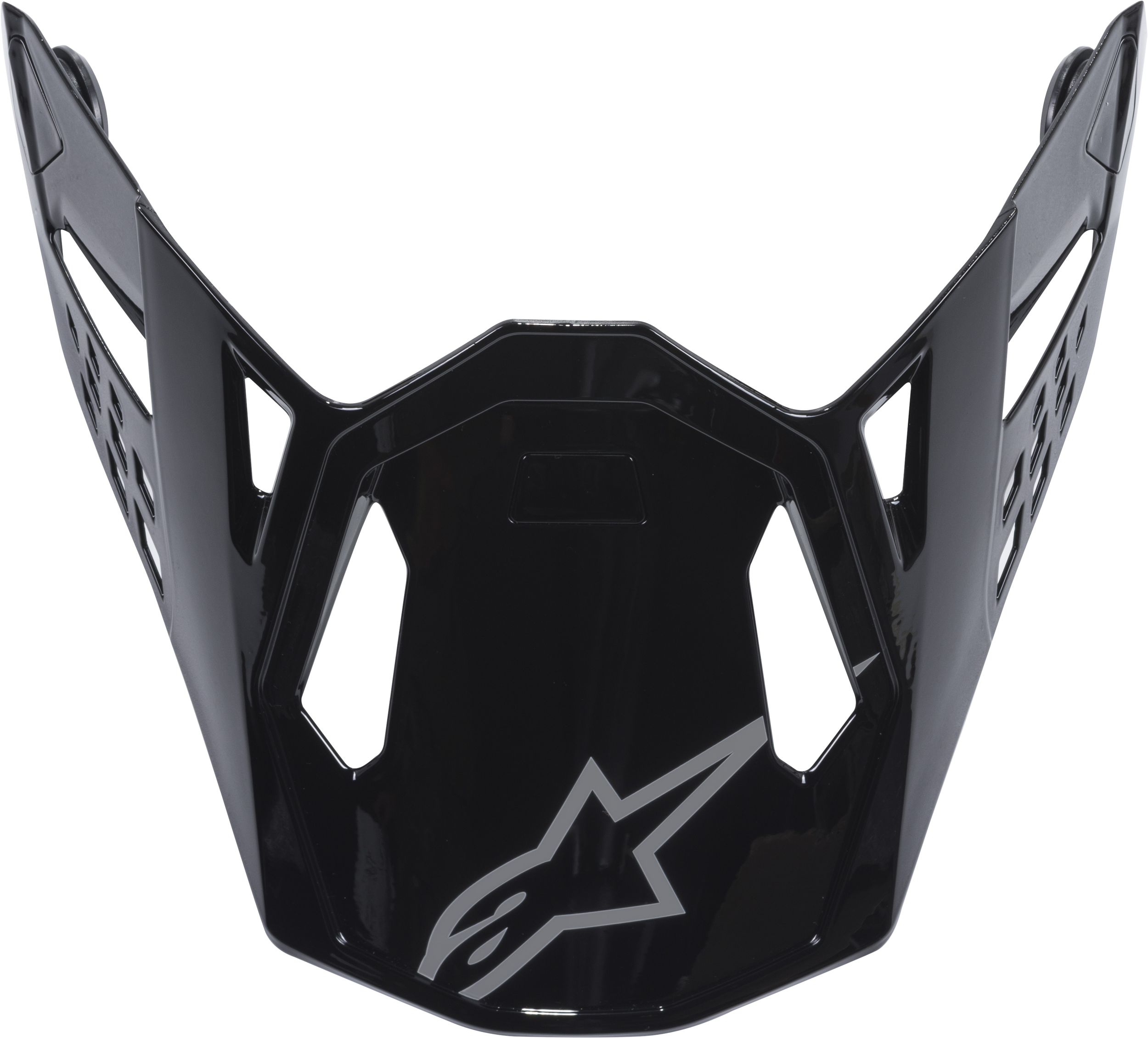 S-M10 SOLID VISOR GLOSSY BLACK