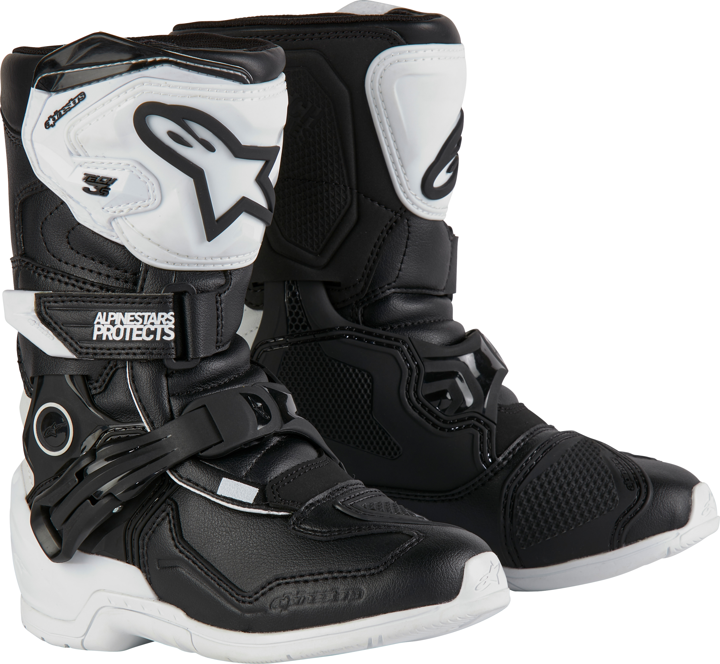 TECH 3S KIDS BOOTS WHITE/BLACK SZ 10