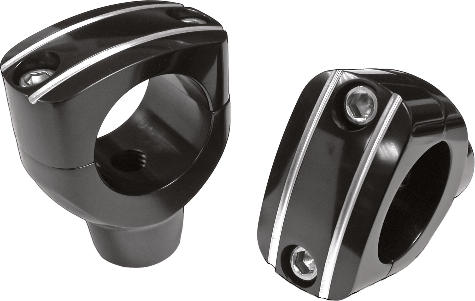 2" GROOVED BLACK RISERS