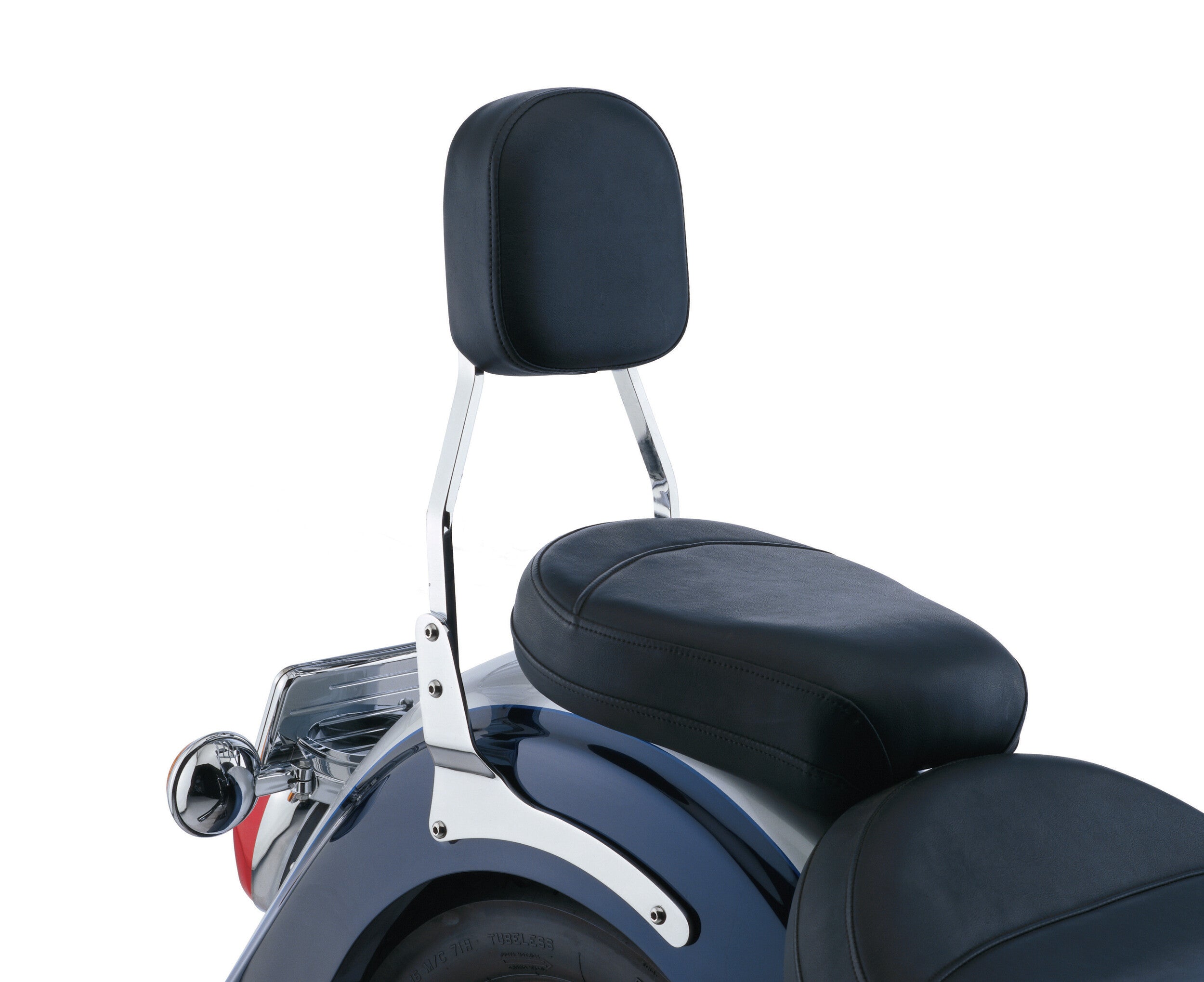 STD SISSY BAR W/PAD CHROME SUZ VOLUSIA 800/C50/M50 01-14