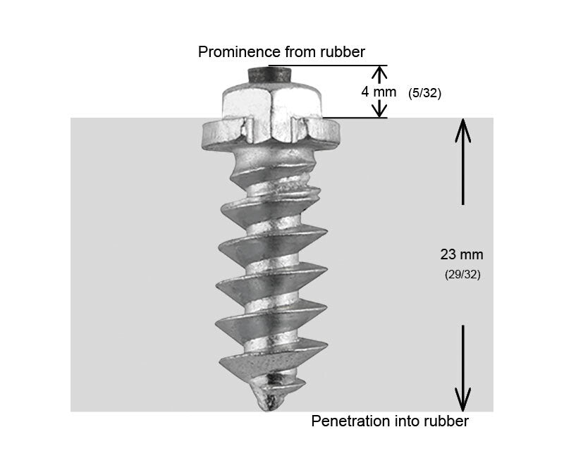 1"-25MM SHOULDER SCREW STUDS QTY 100
