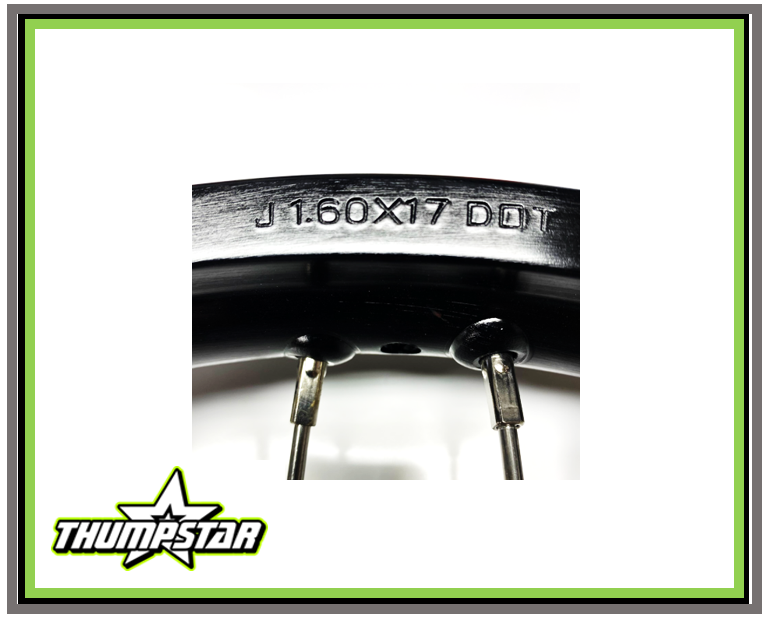 3871 17" Front Wheel Assembly