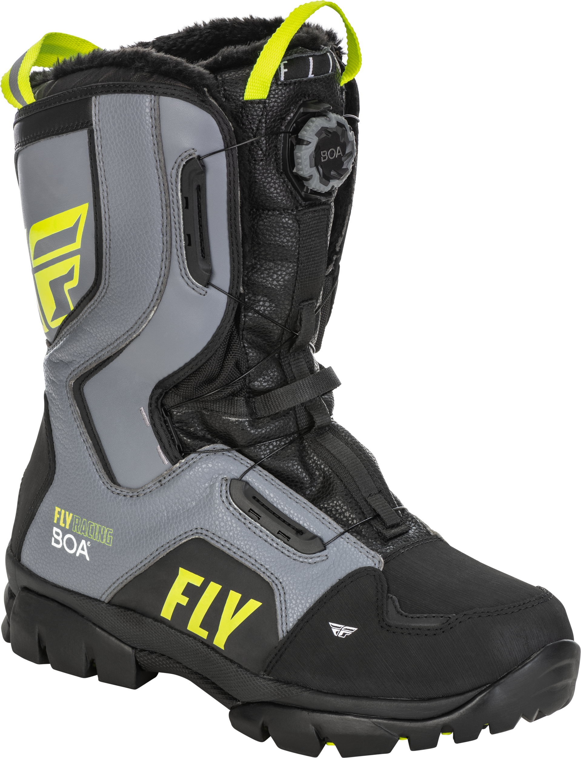 MARKER BOA BOOT BLACK/GREY/HI-VIS SZ 12