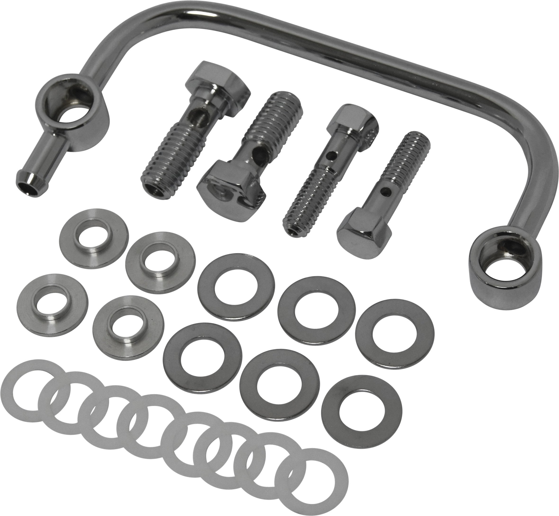BREATHER TUBE W/ BOLTS CHROME BIGTWIN NON-TBW