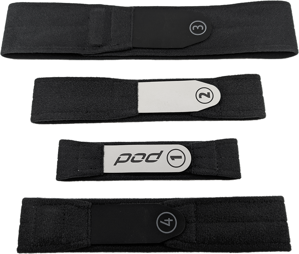 KX 3.0 STRAP SET BLACK XL/2X