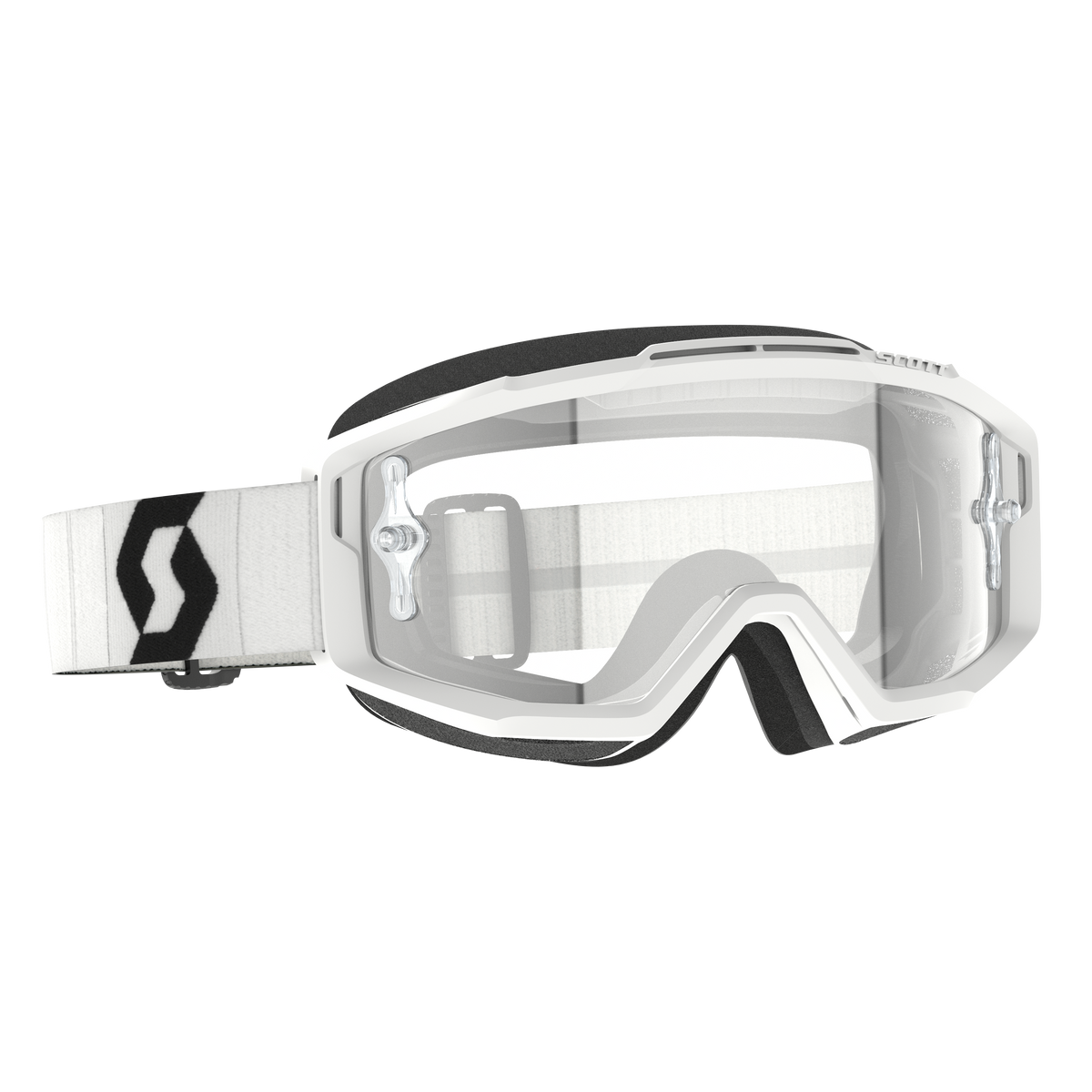 SPLIT OTG GOGGLE WHT/BLK CLEAR WRK