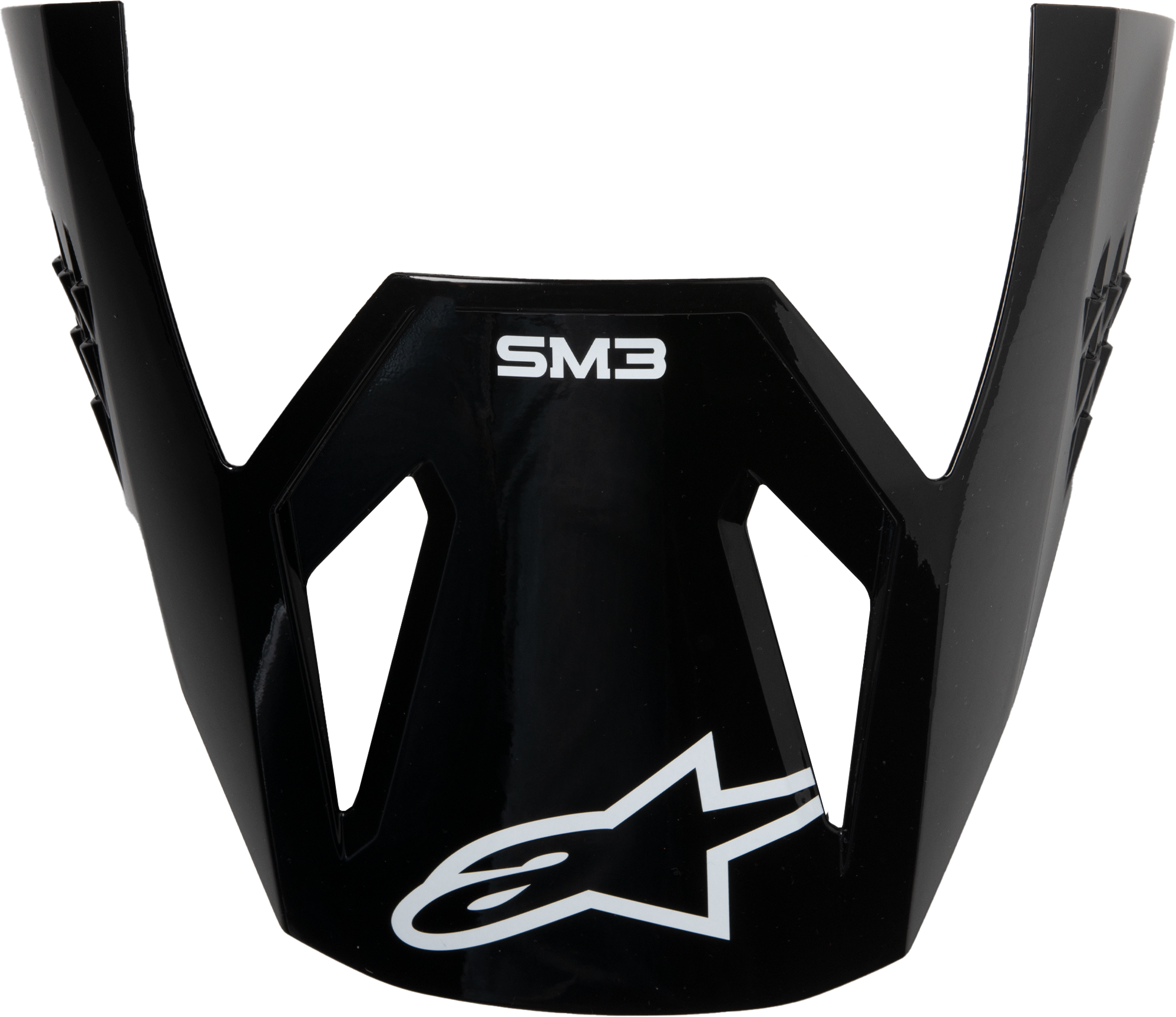 SM3 SOLID VISOR BLACK GLOSSY