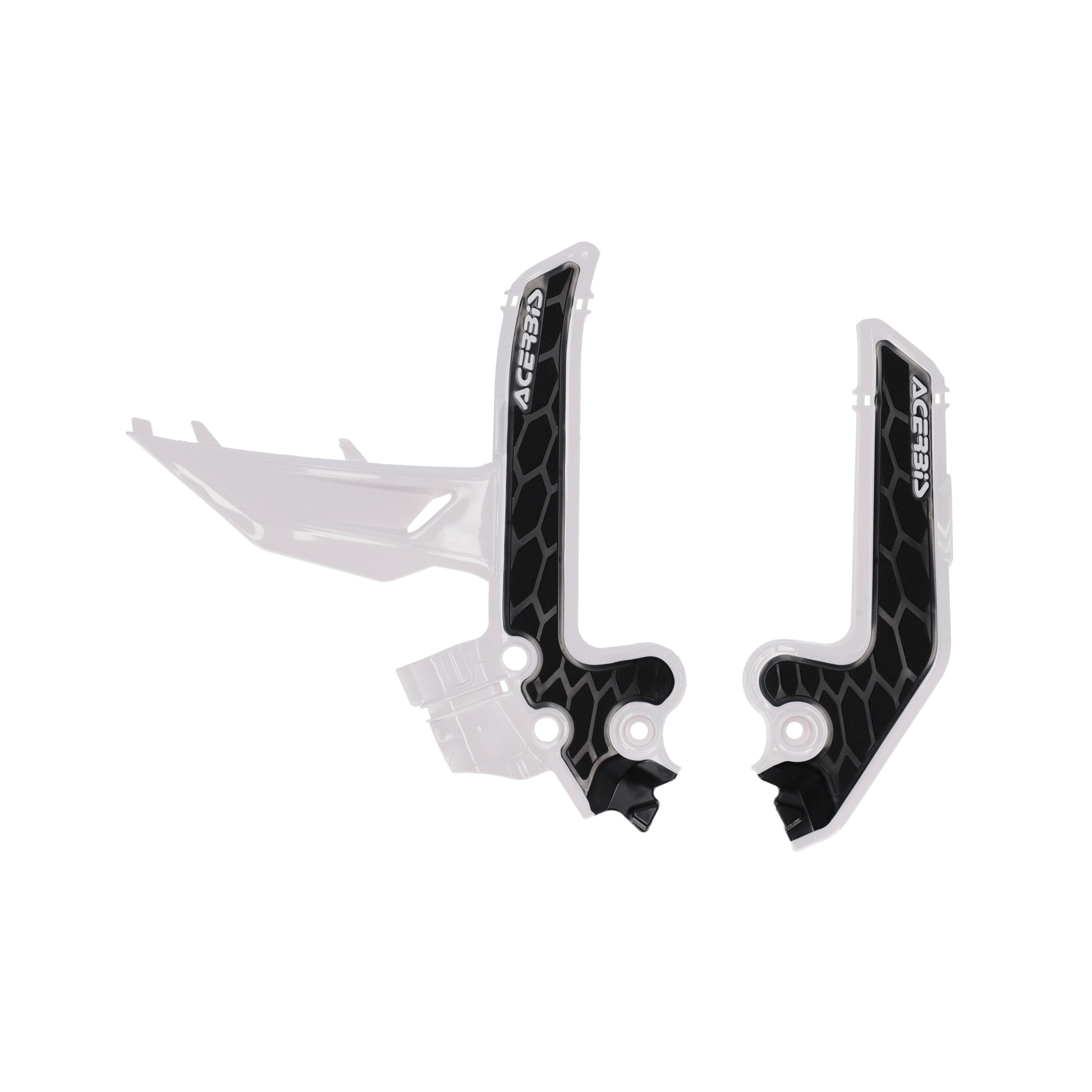 FRAME GUARDS KTM/GAS WHITE/BLACK