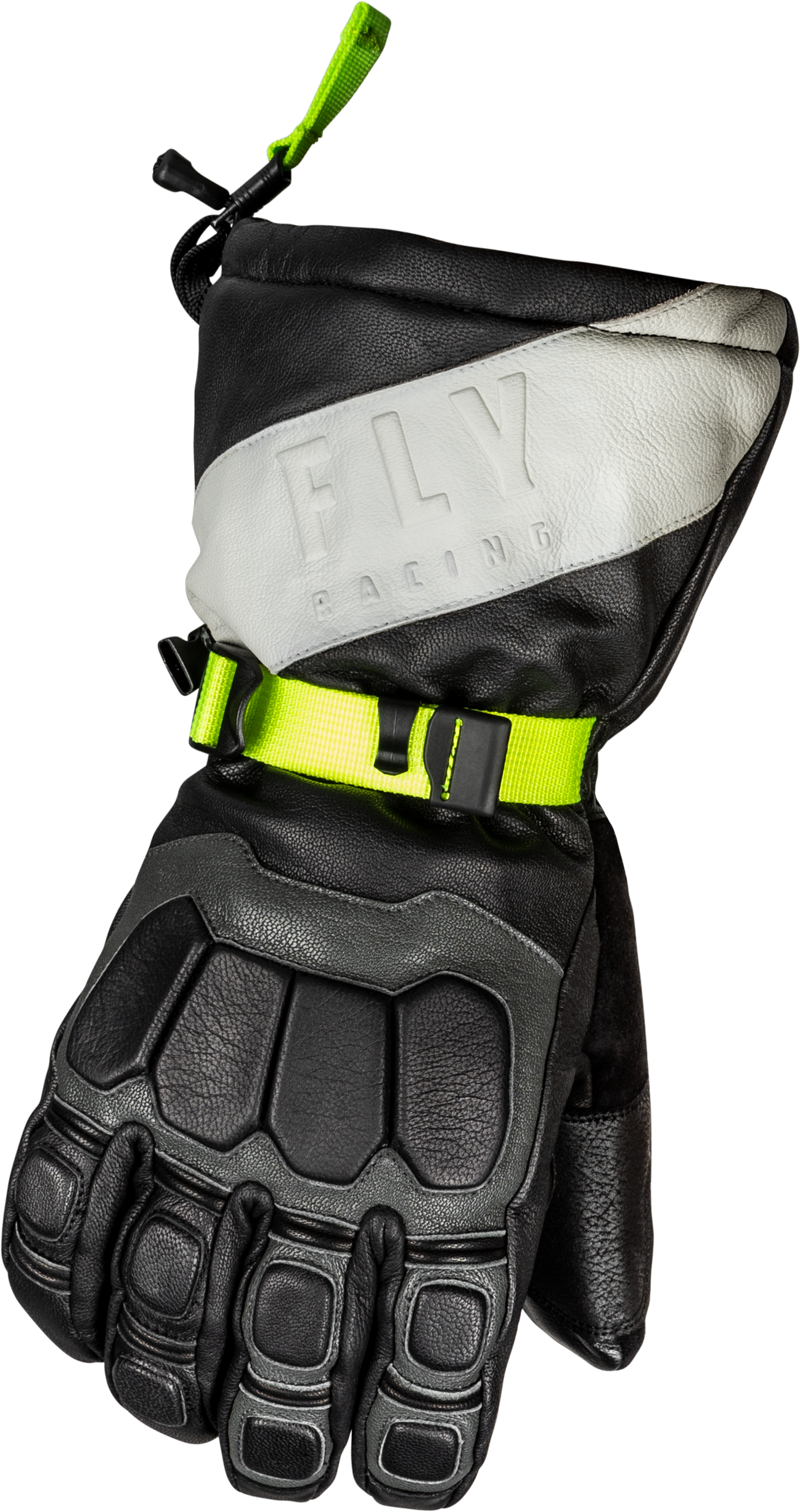 GLACIER GLOVES BLACK/GREY/HI-VIS SM