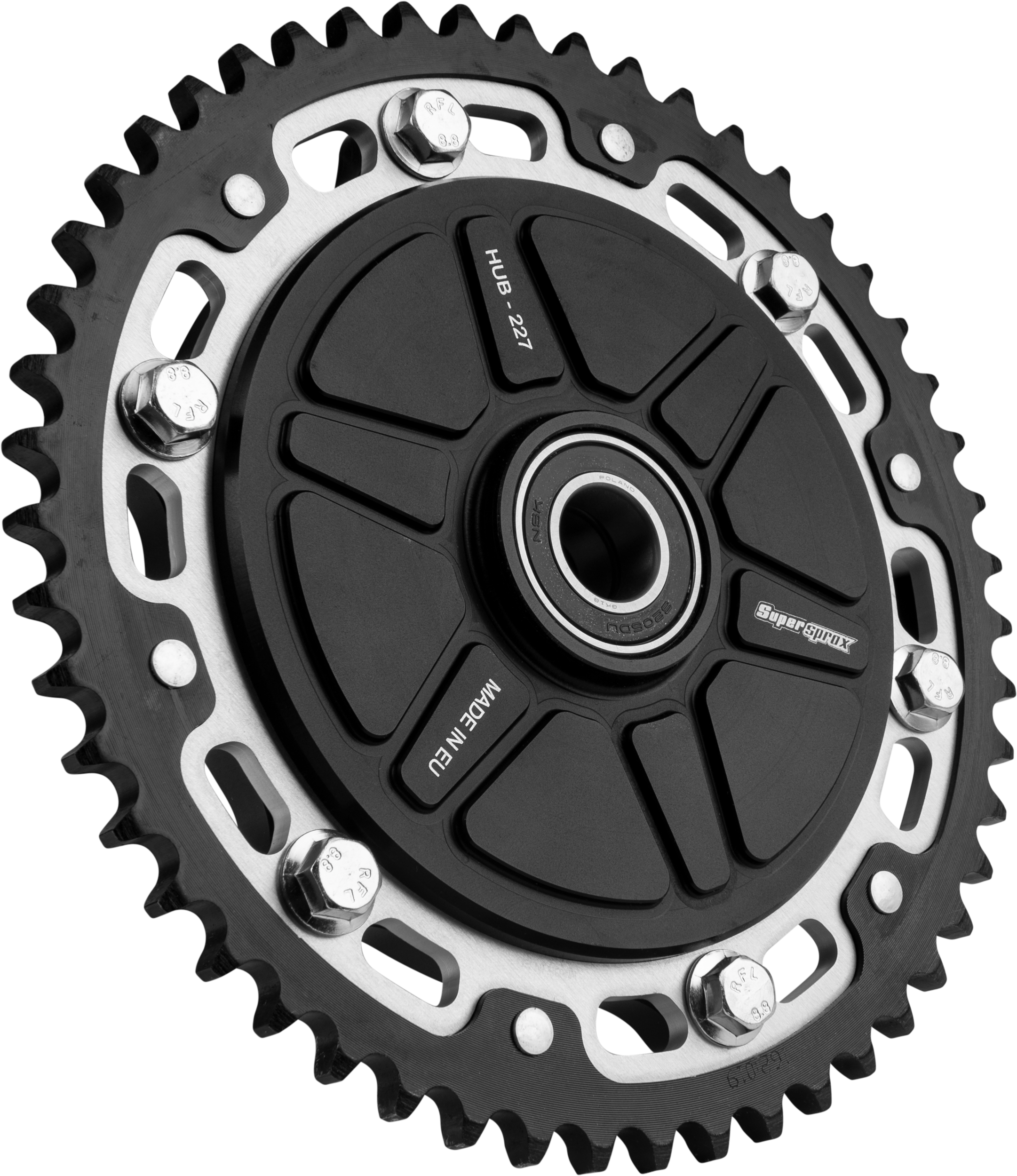 CUSHDRIVE CONVERSION 51T SPROCKET BLK SIL BLK