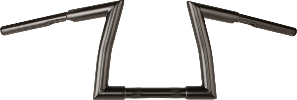 H-BAR Z-BAR 1 1/4" CABLE 9" RISE SATIN BLK
