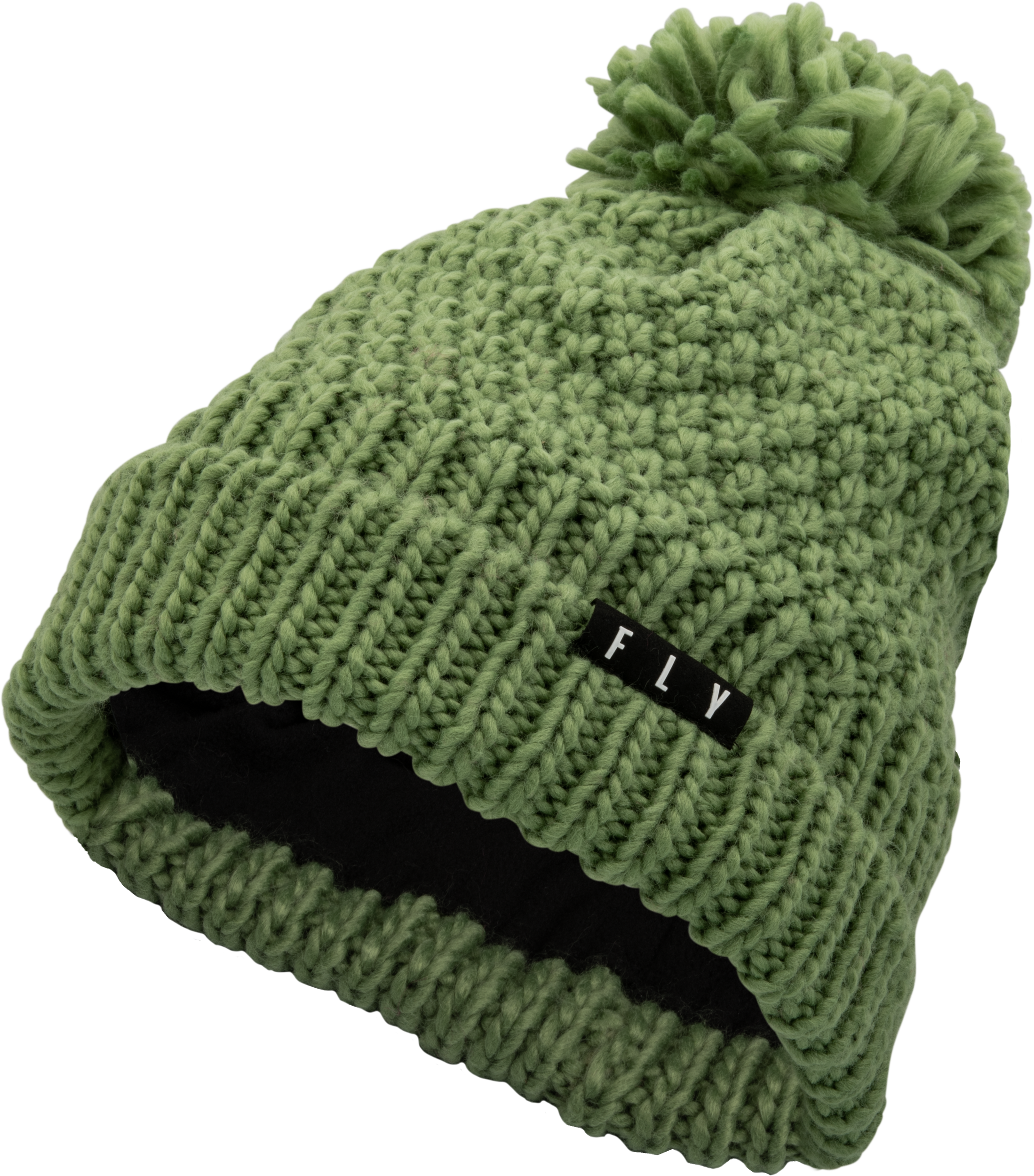 WOMEN'S FLY ANNA POM BEANIE GREEN