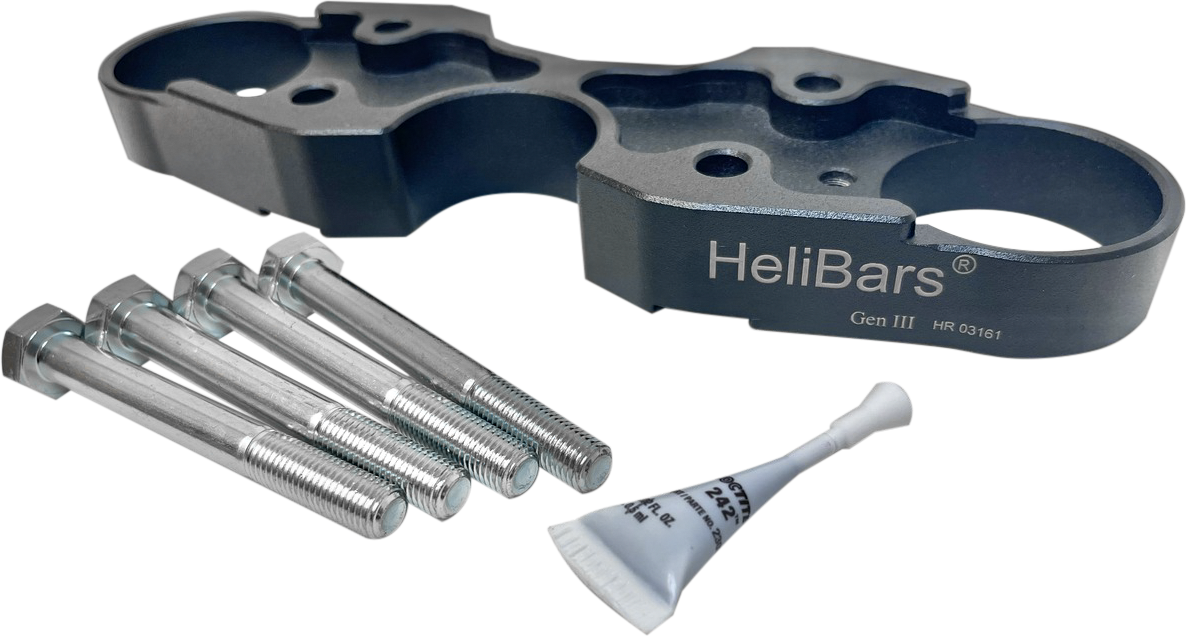 HANDLEBAR RISERS BLACK SUZ
