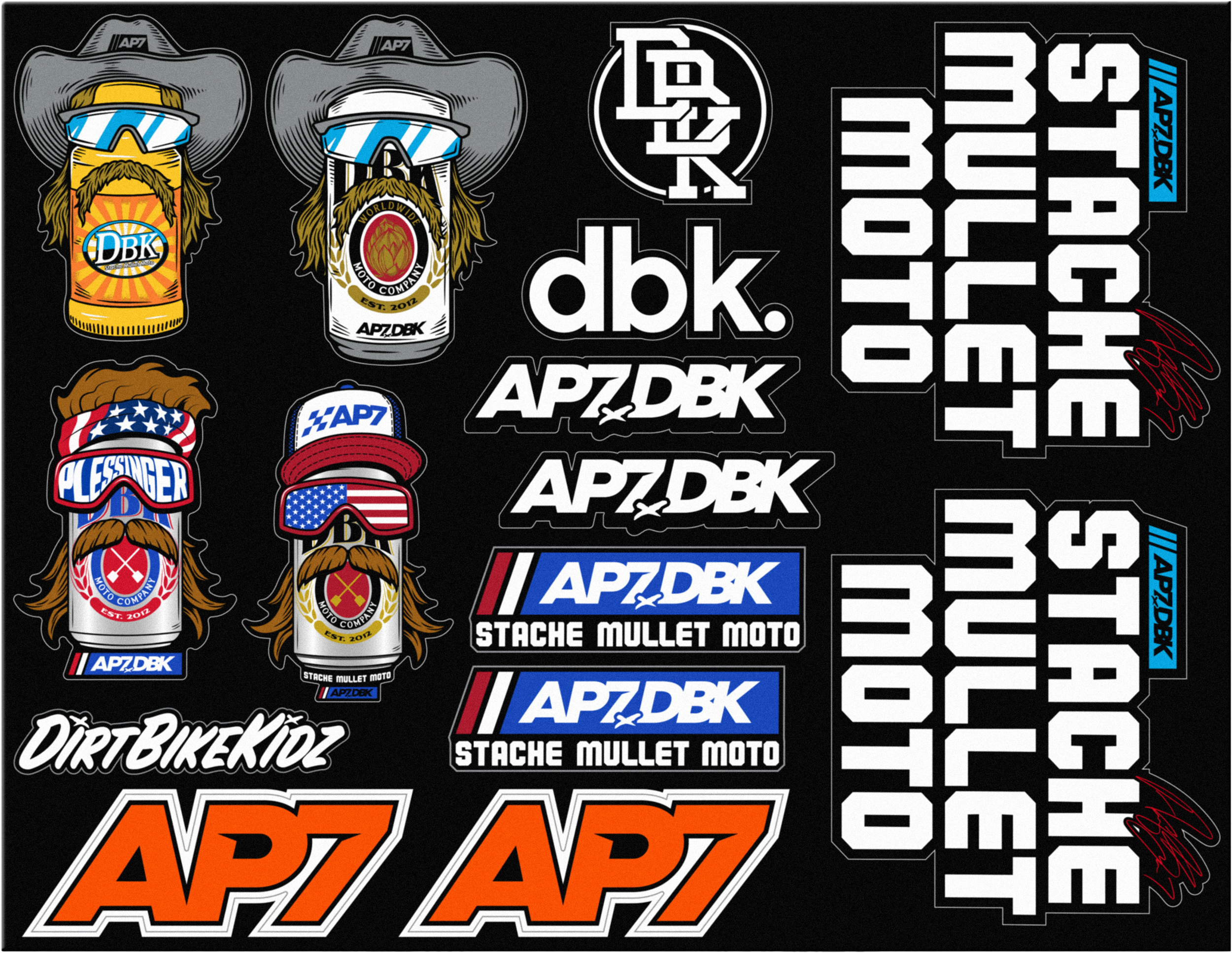 AP7 STICKER SHEET 8.5"X11"