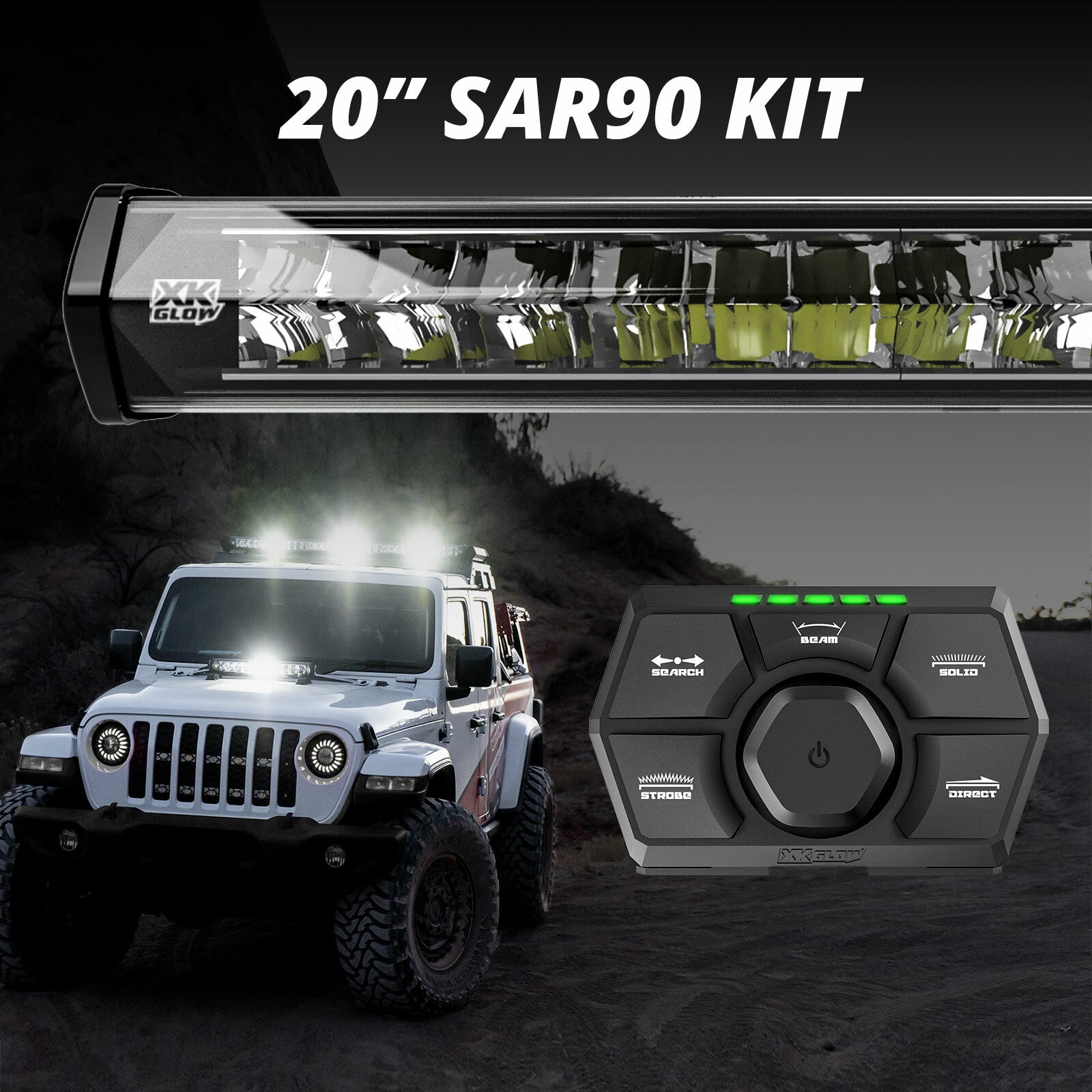 20 SAR90 LIGHT BAR EMERGENCY SAR LIGHT KIT