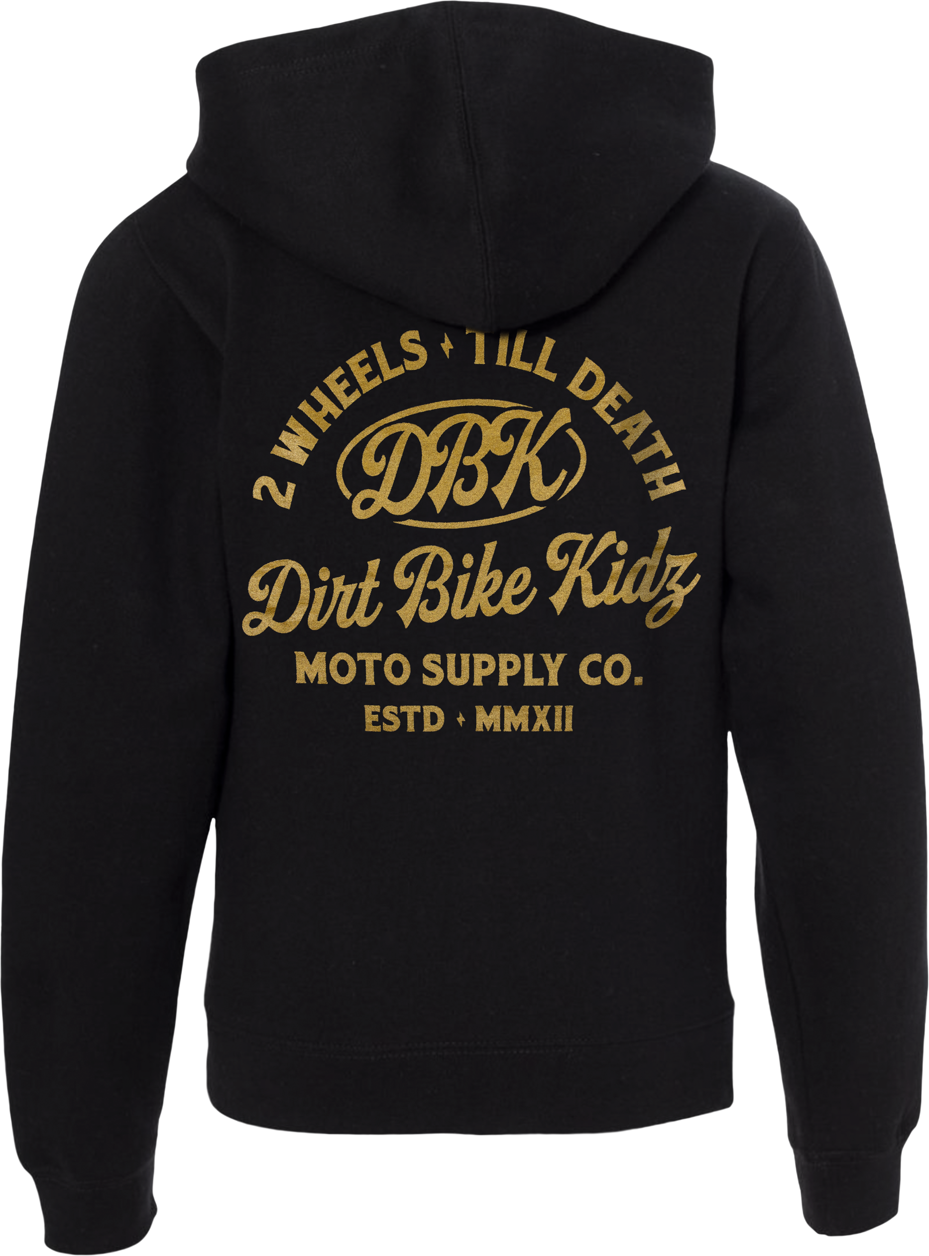 GOLD NUGGET YOUTH HOODIE BLACK YS
