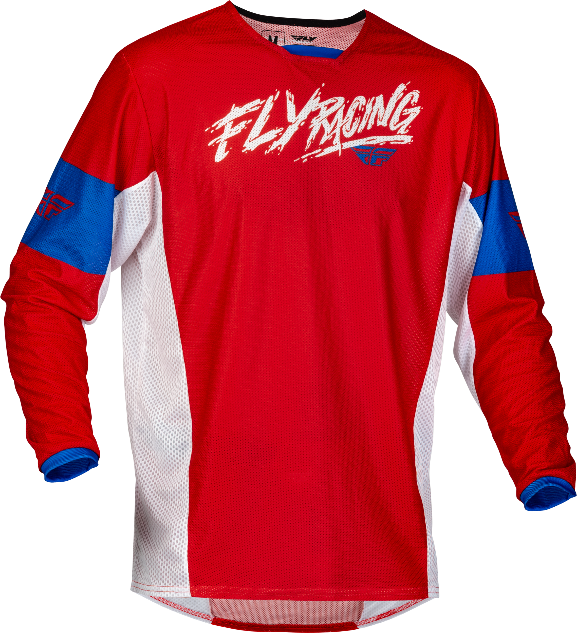 YTH KINETIC MESH KHAOS JERSEY RED/WHITE/BLUE YL