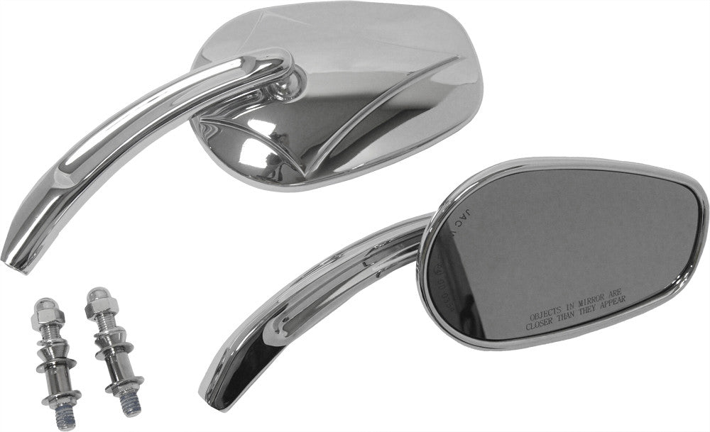 MIRRORS CHROME ARROW HEAD CHROME