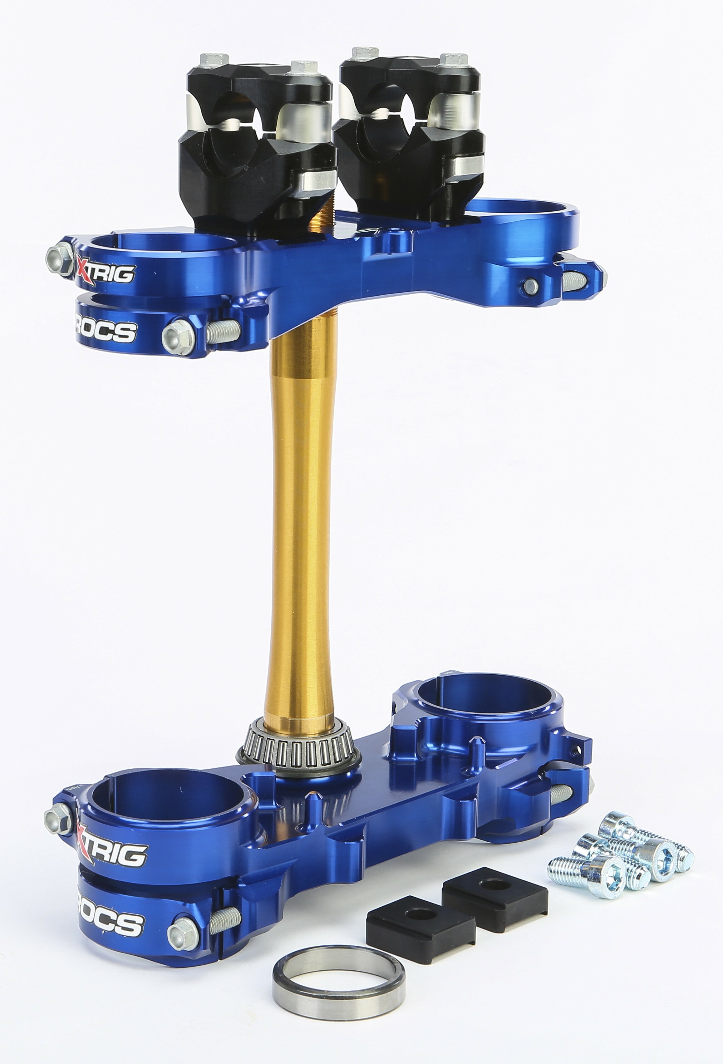 ROCS TECH CLAMP SET SHERCO BLUE