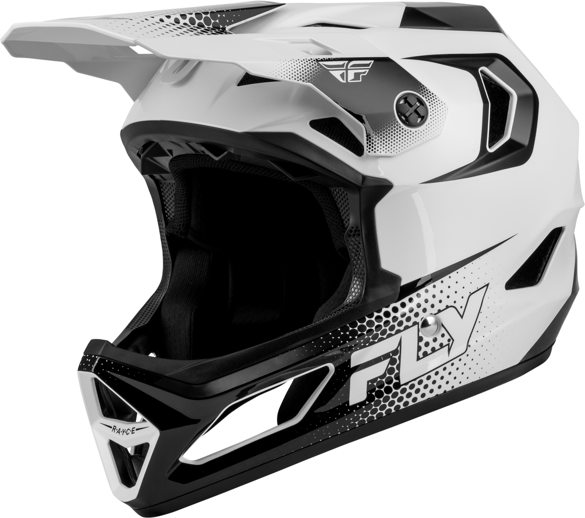 RAYCE SONAR BICYCLE HELMET WHITE/BLACK MD