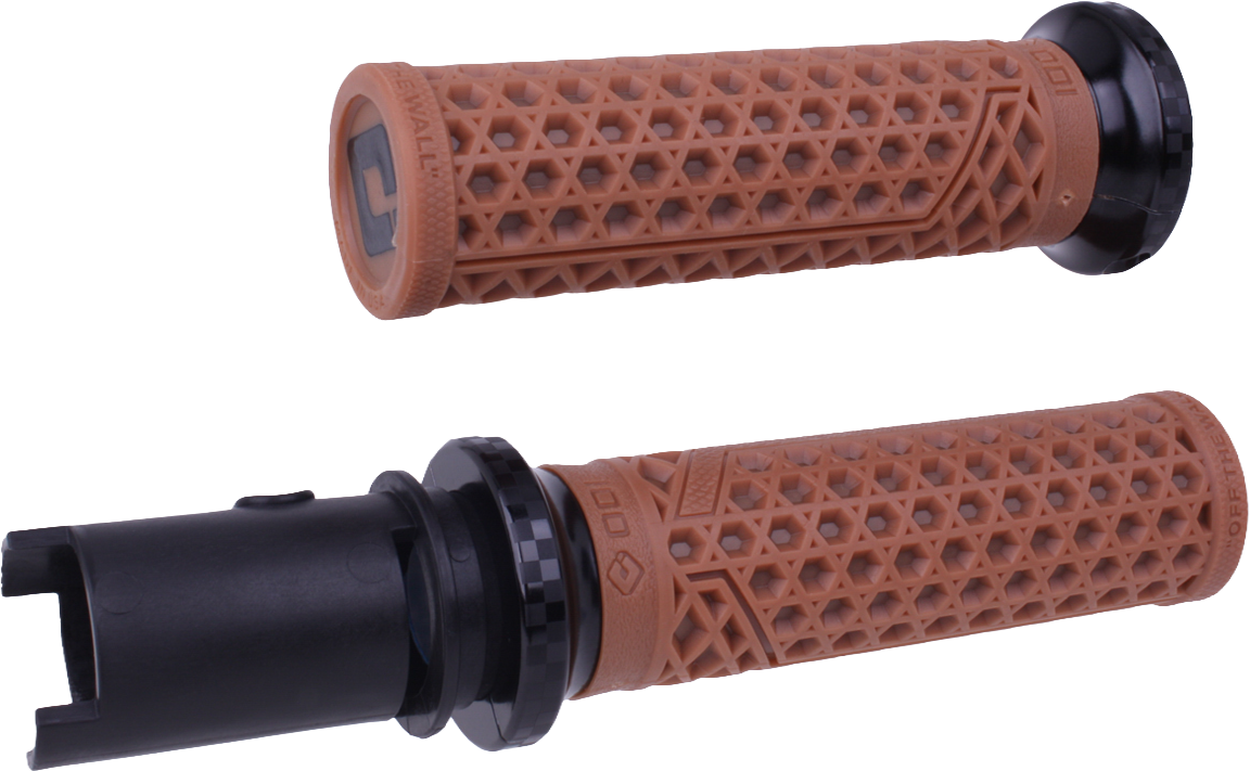 VAN'S LOCK-ON GRIPS GUM RUBBER/CHECKER CVO `23-24