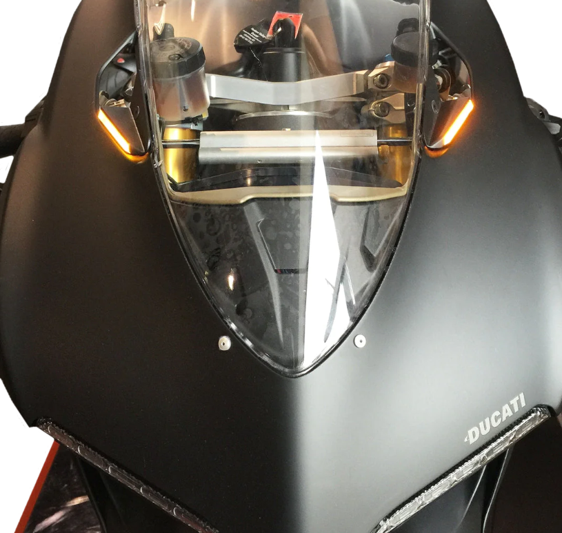 MIRROR BLOCK OFF TURN SIGNALS DUC
