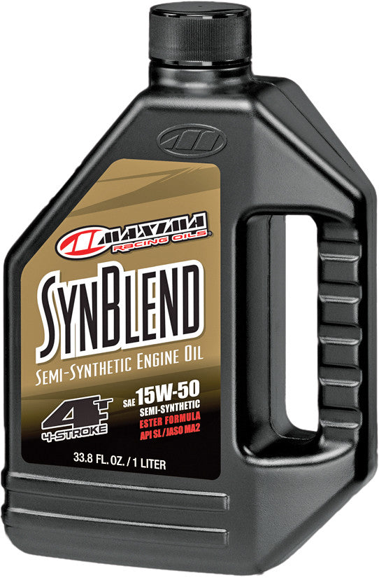 SYNTHETIC BLEND MOTOR OIL 4T 15W50 1L 12/CASE