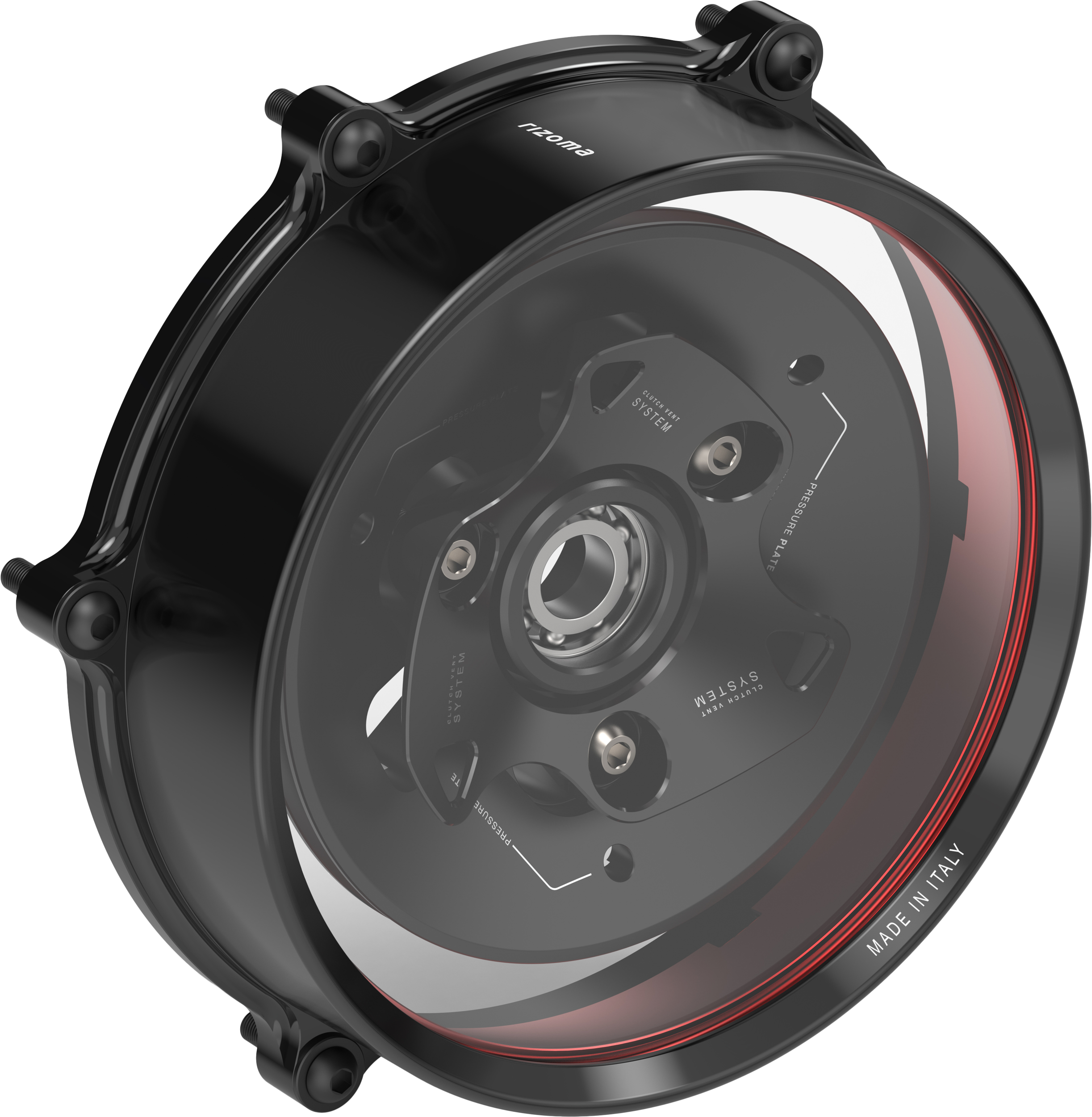 CLUTCH COVER BLACK DUC V4