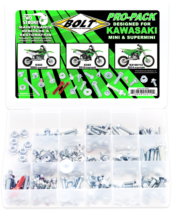 PROPACK KAWASAKI MINI 2 STK KAW KX65/85/100/112