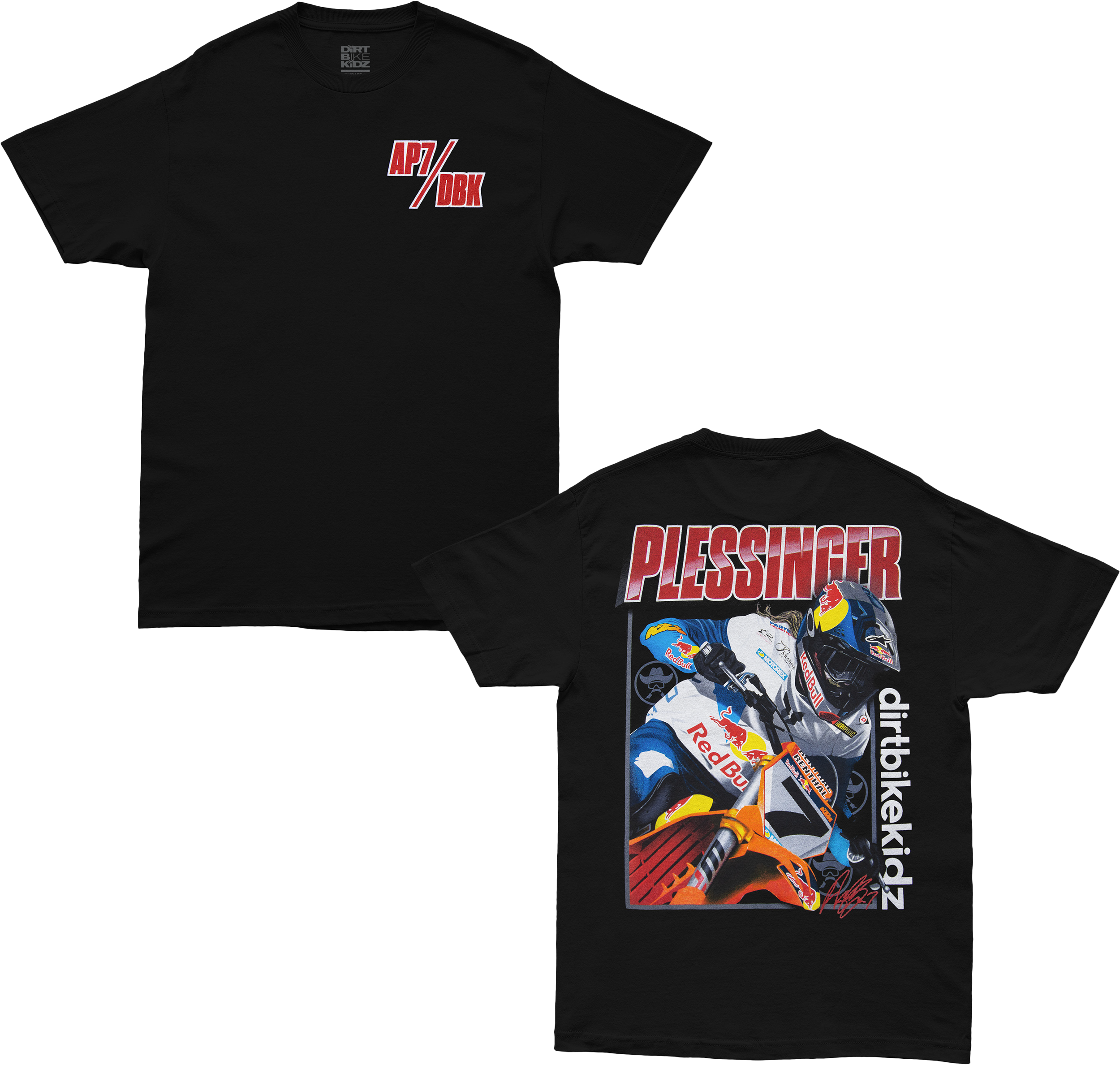 AP7 HOLESHOT TEE BLACK XL
